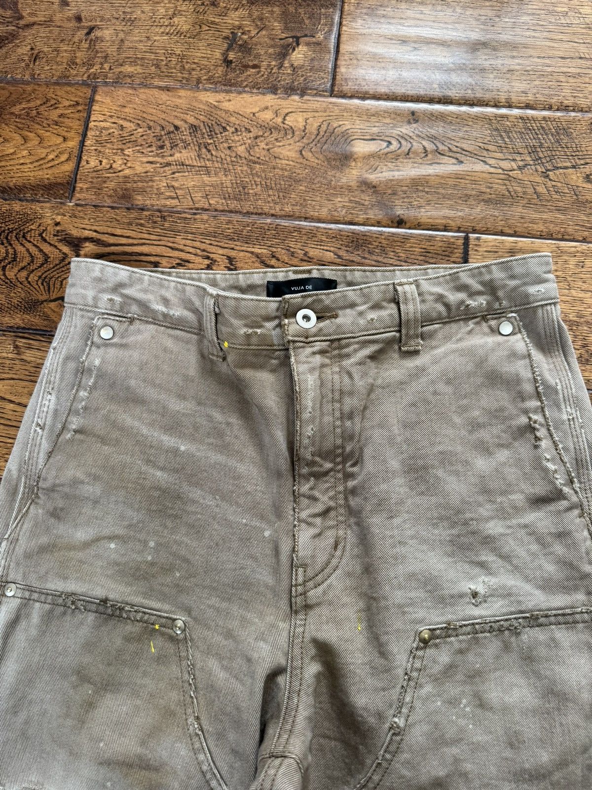 Vuja De Vuja De Gunther Destroyed Double Knee Carpenter Pants Size US 30 / EU 46 - 6 Thumbnail