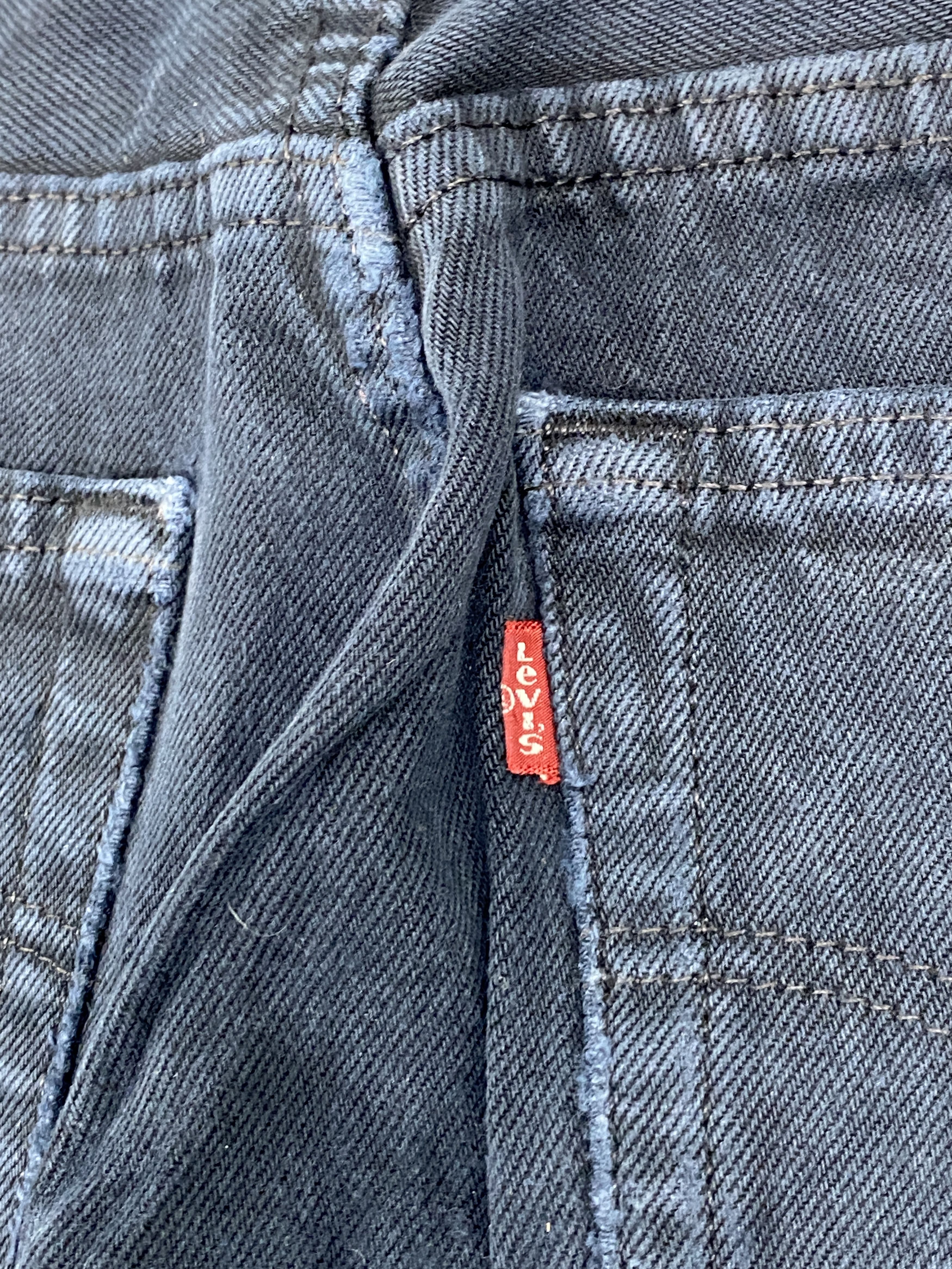 Levi's Vintage Levis 501 Super Black Rusty Jeans DP2757 Size US 28 / EU 44 - 14 Thumbnail