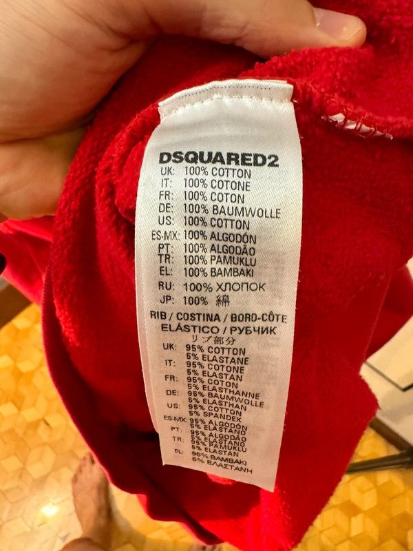 Dsquared2 Dsquared2 Big Logo Red Sweatshirt S/M Size S / US 4 / IT 40 - 5 Thumbnail