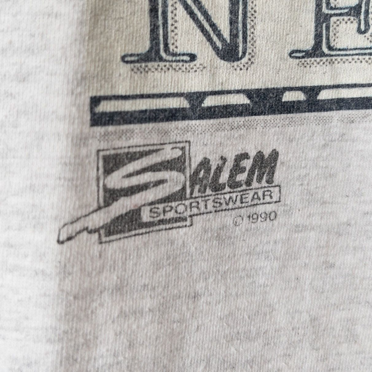 New York Yankees SINGLE STITCH 1990 NY Yankees Salem Sportswear Oneita TShirt Size US XL / EU 56 / 4 - 4 Thumbnail