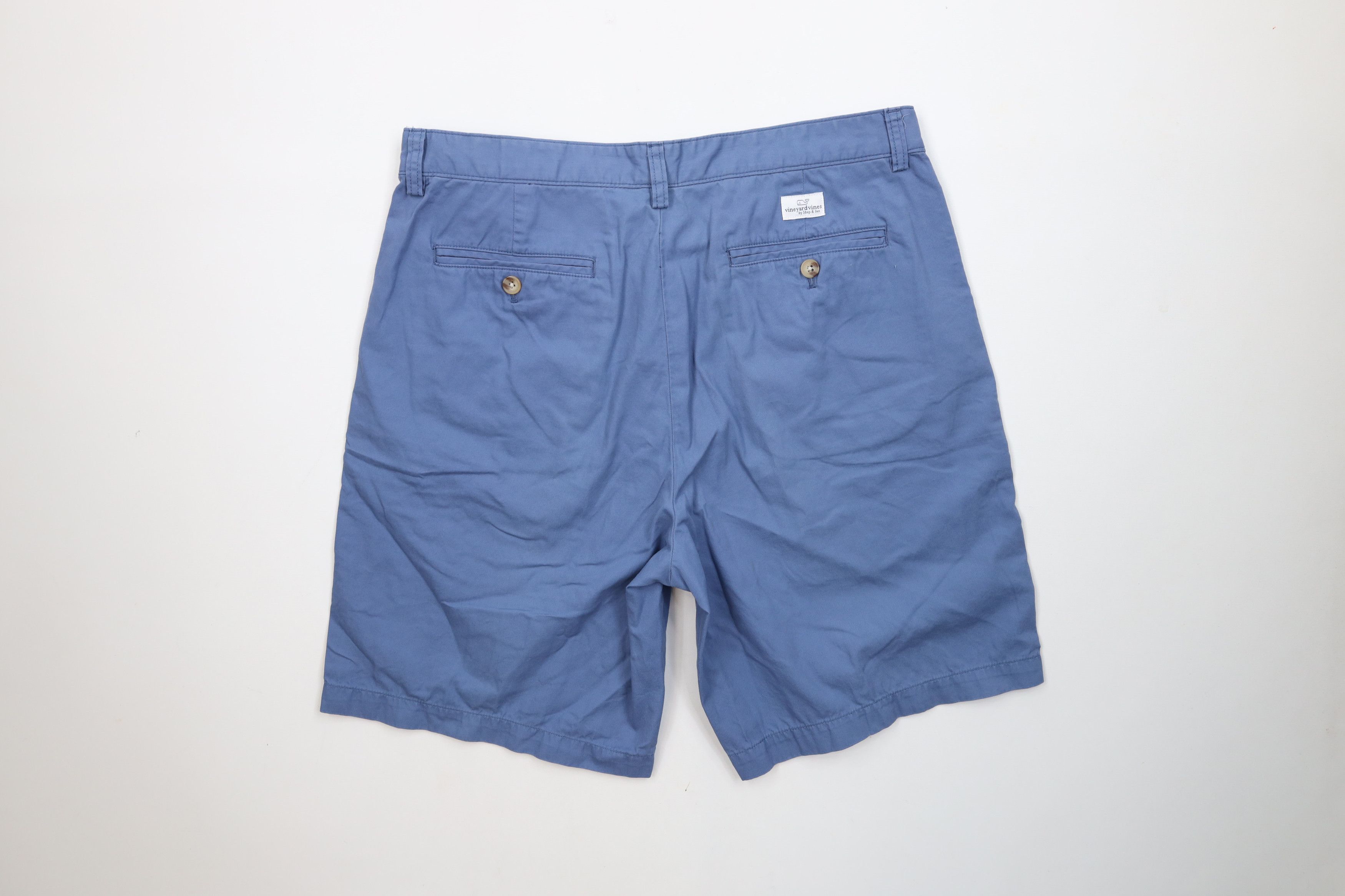 Vineyard Vines Vineyard Vines Above Knee Club Golf Chino Shorts Blue Cotton Size US 34 / EU 50 - 9 Thumbnail