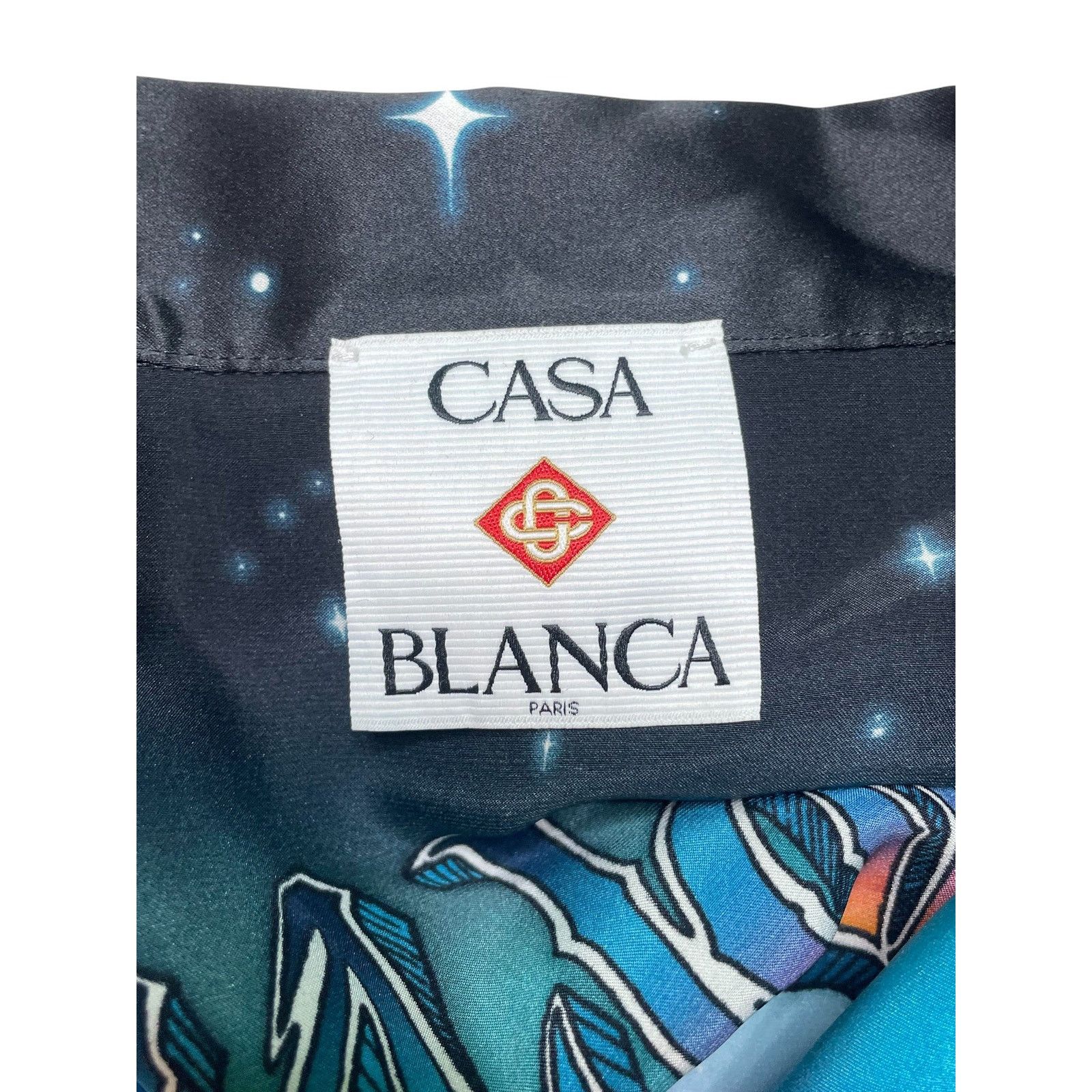 Casablanca Casablanca Silk La Prem Cuban Collar Button Up Size US S / EU 44-46 / 1 - 3 Thumbnail