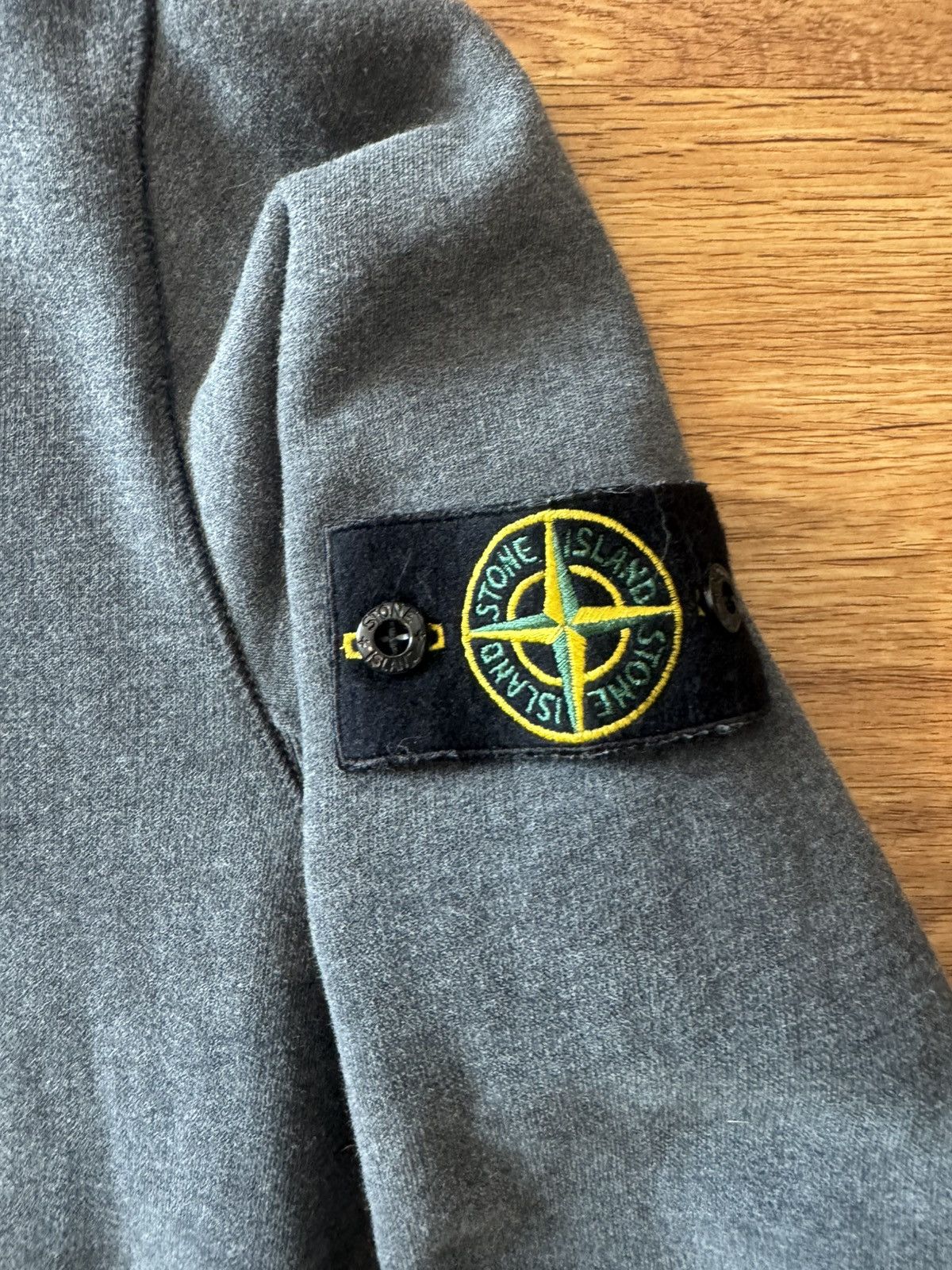 Stone Island Stone Island Logo Dark Grey Sweater Size US L / EU 52-54 / 3 - 4 Thumbnail