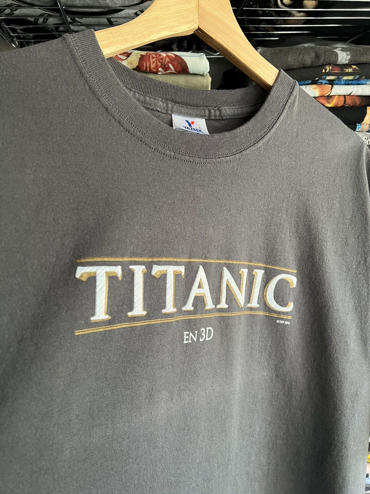 Other 2012 Titanic 3D Puffy Print Promo Tee Size US L / EU 52-54 / 3 - 2 Thumbnail
