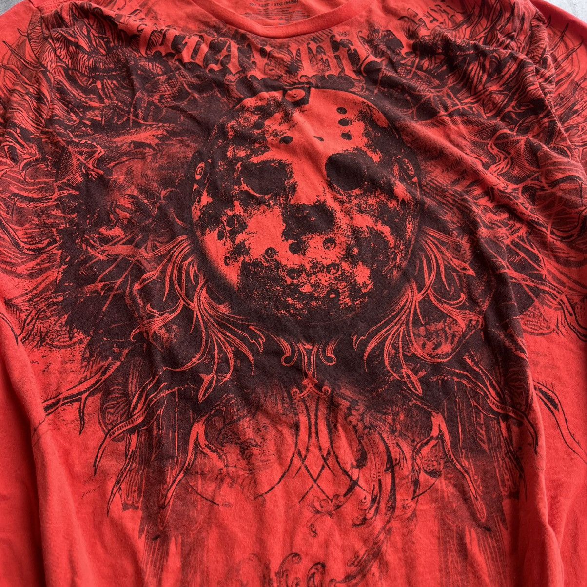 Other Crazy Y2K Affliction Style Friday The 13th Movie Tee Gothic Size US XXL / EU 58 / 5 - 3 Thumbnail
