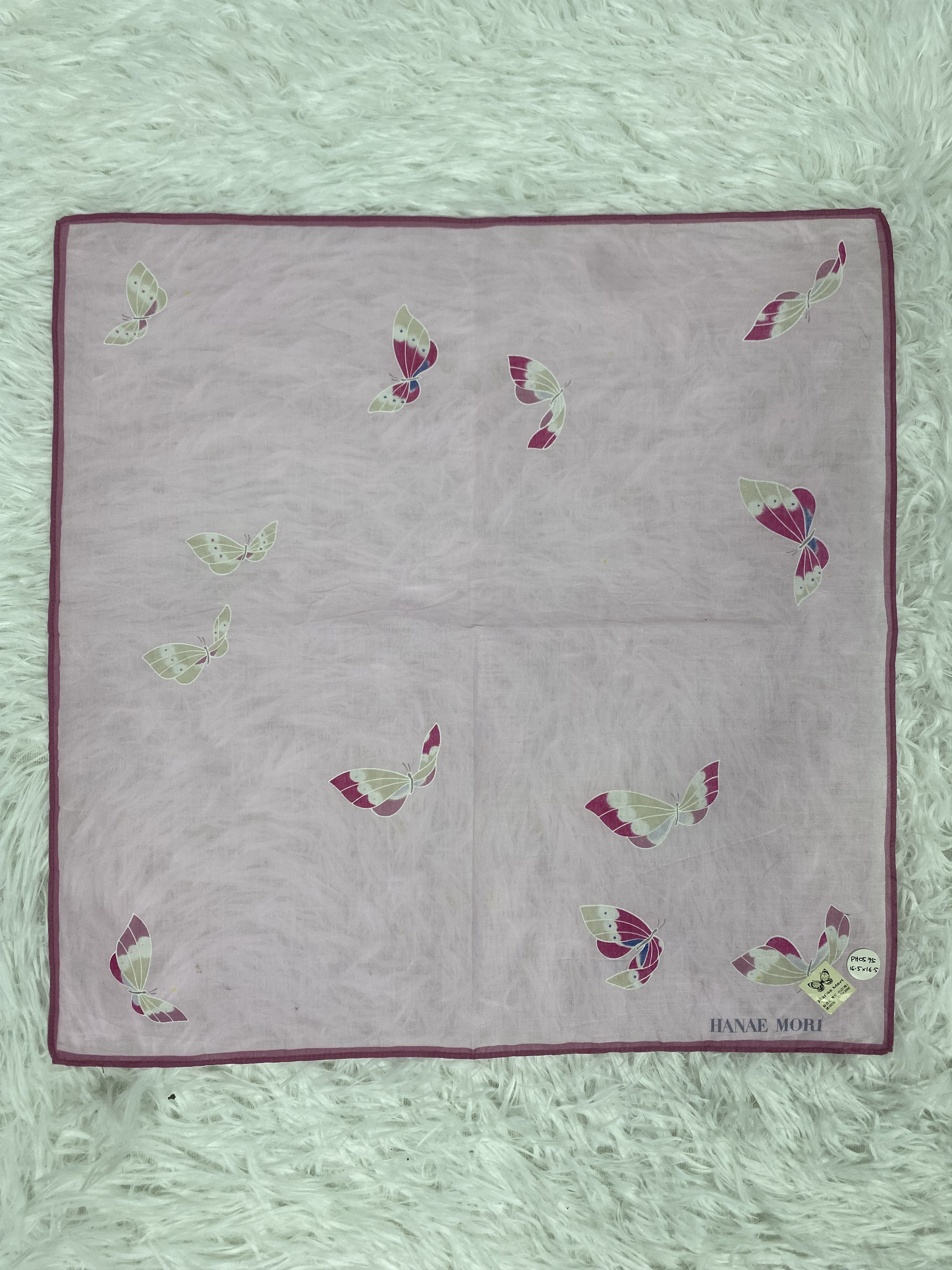 Hanae Mori × Vintage Vintage Hanae Mori Handkerchief Neckerchief PH0575 Size ONE SIZE - 3 Thumbnail