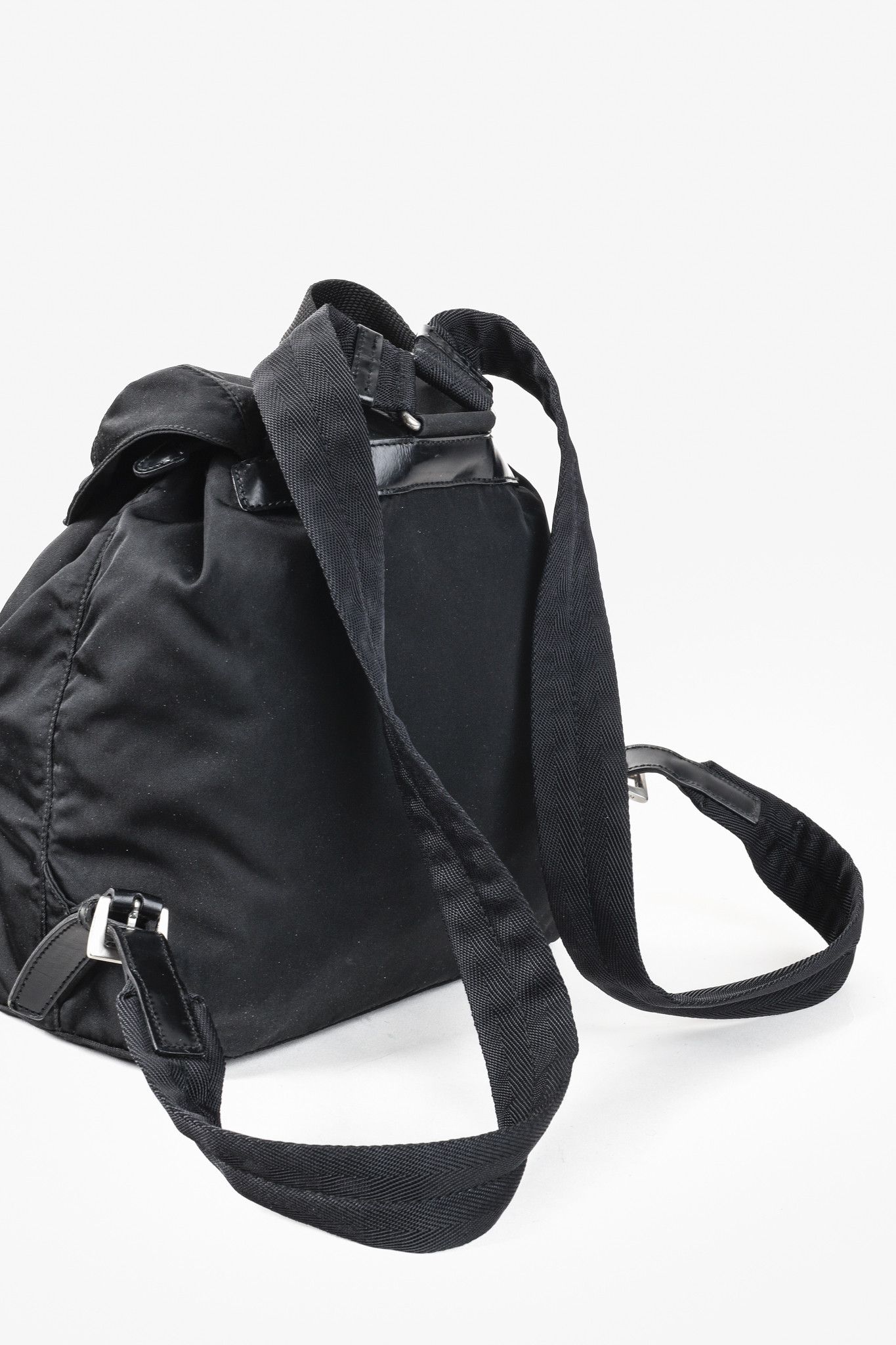 Prada Prada Saffiano-Trimmed Tessuto Backpack Size ONE SIZE - 7 Thumbnail