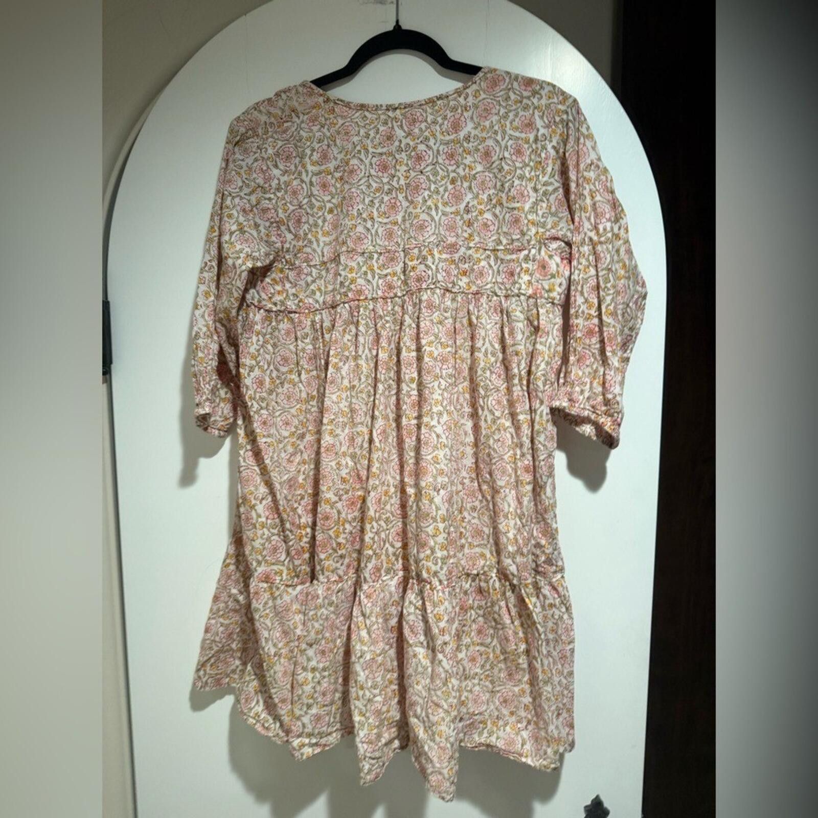 Other Maelu Willow Mini Floral Pink and White Dress, Size M Size M / US 6-8 / IT 42-44 - 6 Thumbnail