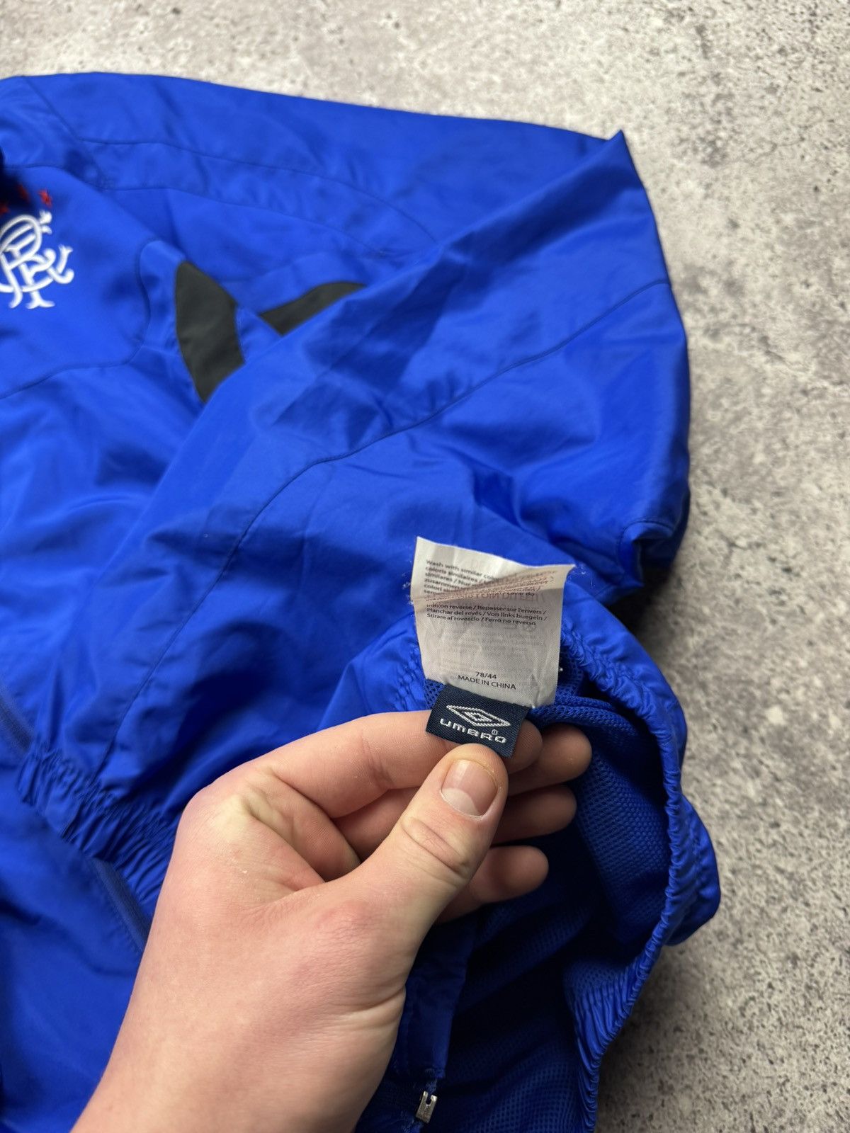 Umbro Vintage Umbro Rangers Track Jacket Football Soccer 2000s Size US S / EU 44-46 / 1 - 9 Thumbnail