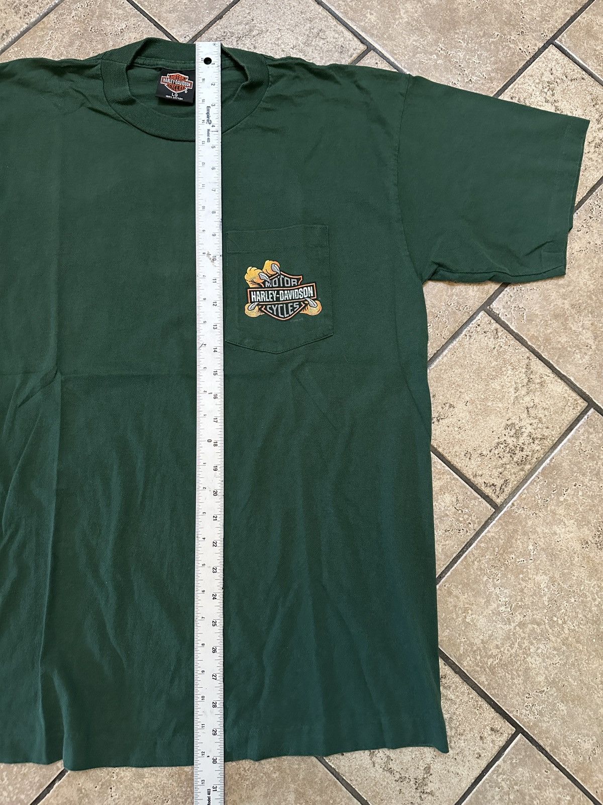 Harley Davidson Vintage 1986 Harley Davidson pocket tee Size US L / EU 52-54 / 3 - 8 Thumbnail