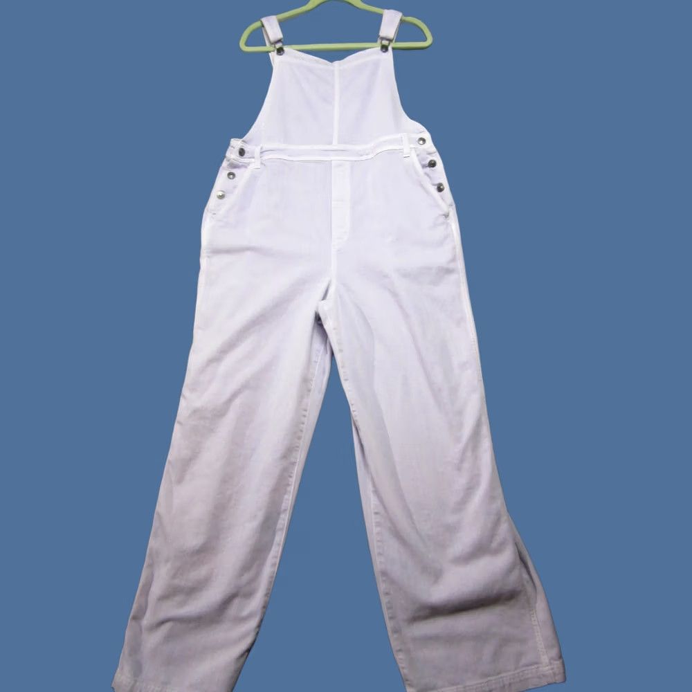 Vintage Aerie Overalls Women XL Purple Wide Leg Bib Outdoor Cute lookin' rly Imo Size 40" / US 18 - 1 Thumbnail