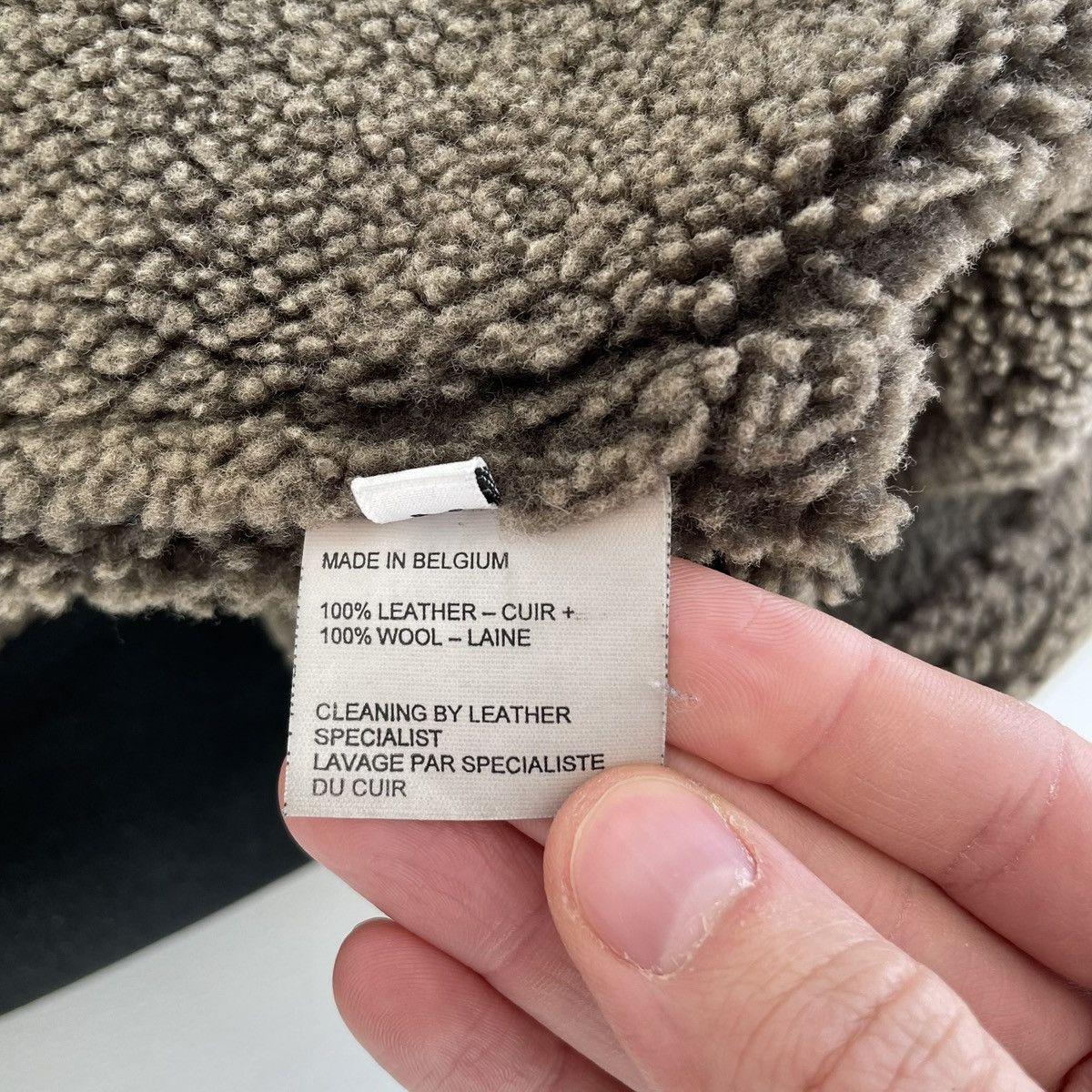 Ann Demeulemeester Early 2000s Black/Brown Shearling Jacket Size US M / EU 48-50 / 2 - 14 Thumbnail