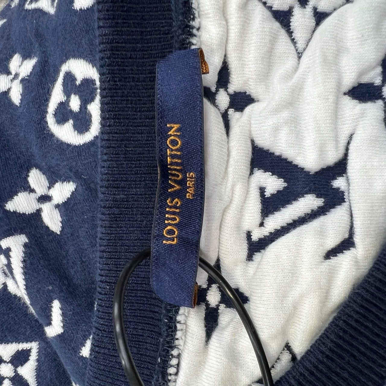 Louis Vuitton louis vuitton logo sweatshirt in navy blue Size US XL / EU 56 / 4 - 3 Thumbnail