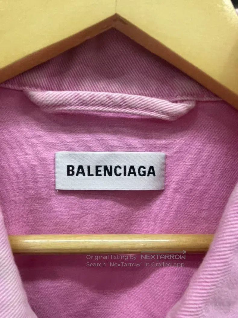 Balenciaga Balenciaga Front Letter Logo Denim Jacket Size XXS / US 00 / IT 34 - 5 Thumbnail