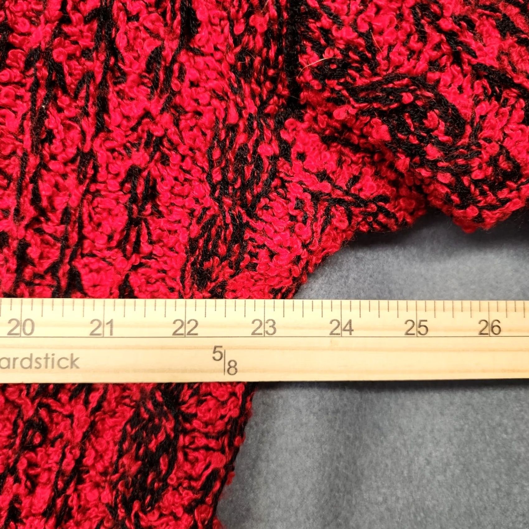 Vintage VINTAGE Western Connection Sweater Duster Cardigan Womens Medium Acrylic Oversize Thick Red Long Sleeve Fall Winter Size M / US 6-8 / IT 42-44 - 5 Thumbnail