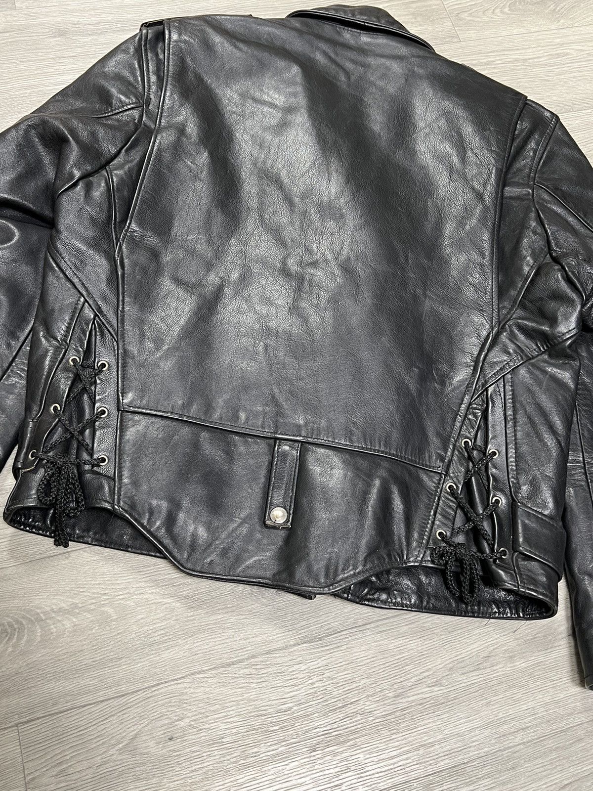 Vintage Vintage men’s leather motorcycle jacket Size US L / EU 52-54 / 3 - 10 Thumbnail