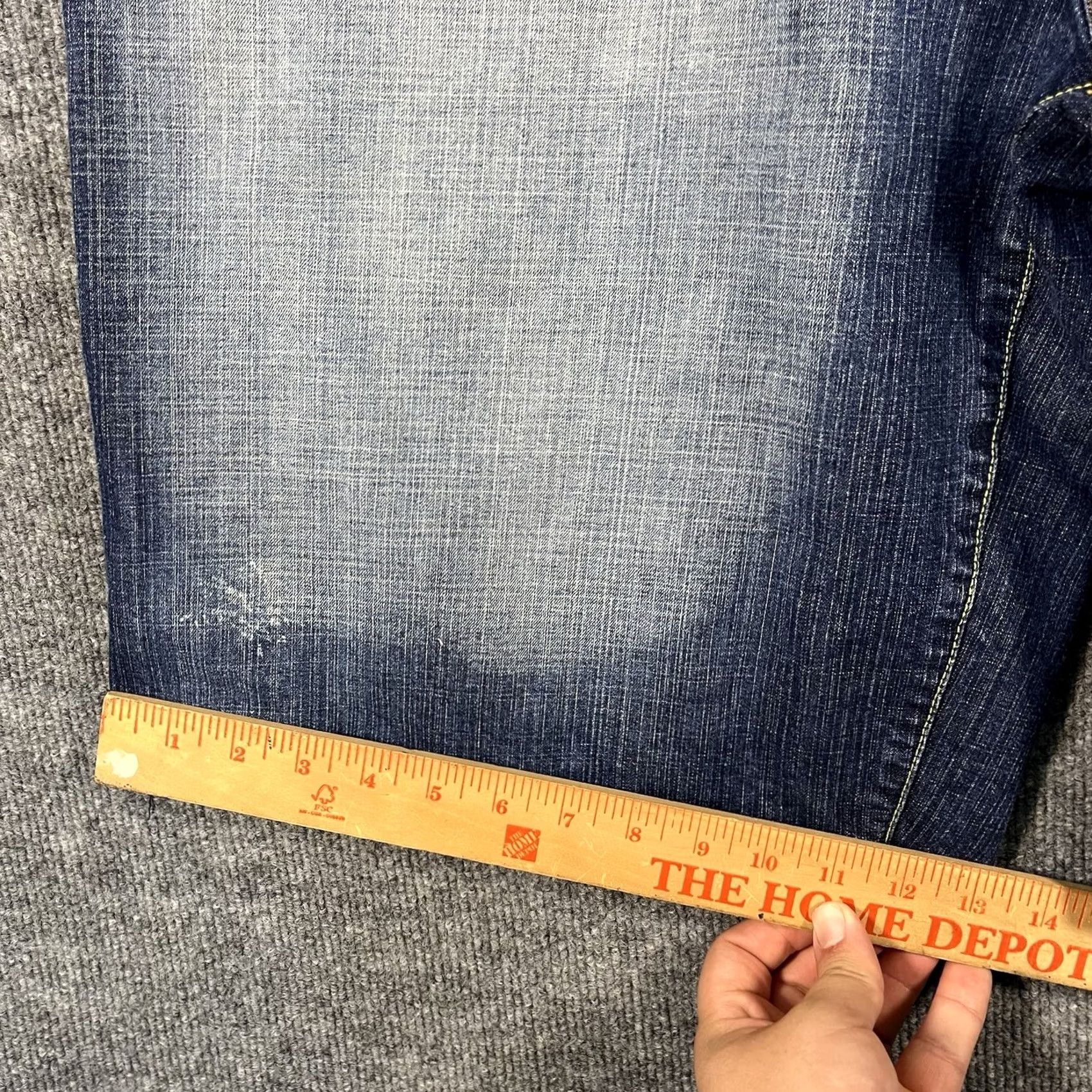 Express VINTAGE Brooklyn Xpress Bermuda Shorts Men 40 Blue Cotton Flat Front 90s Grunge Hip Hop Skater Jorts Size US 40 / EU 56 - 5 Thumbnail
