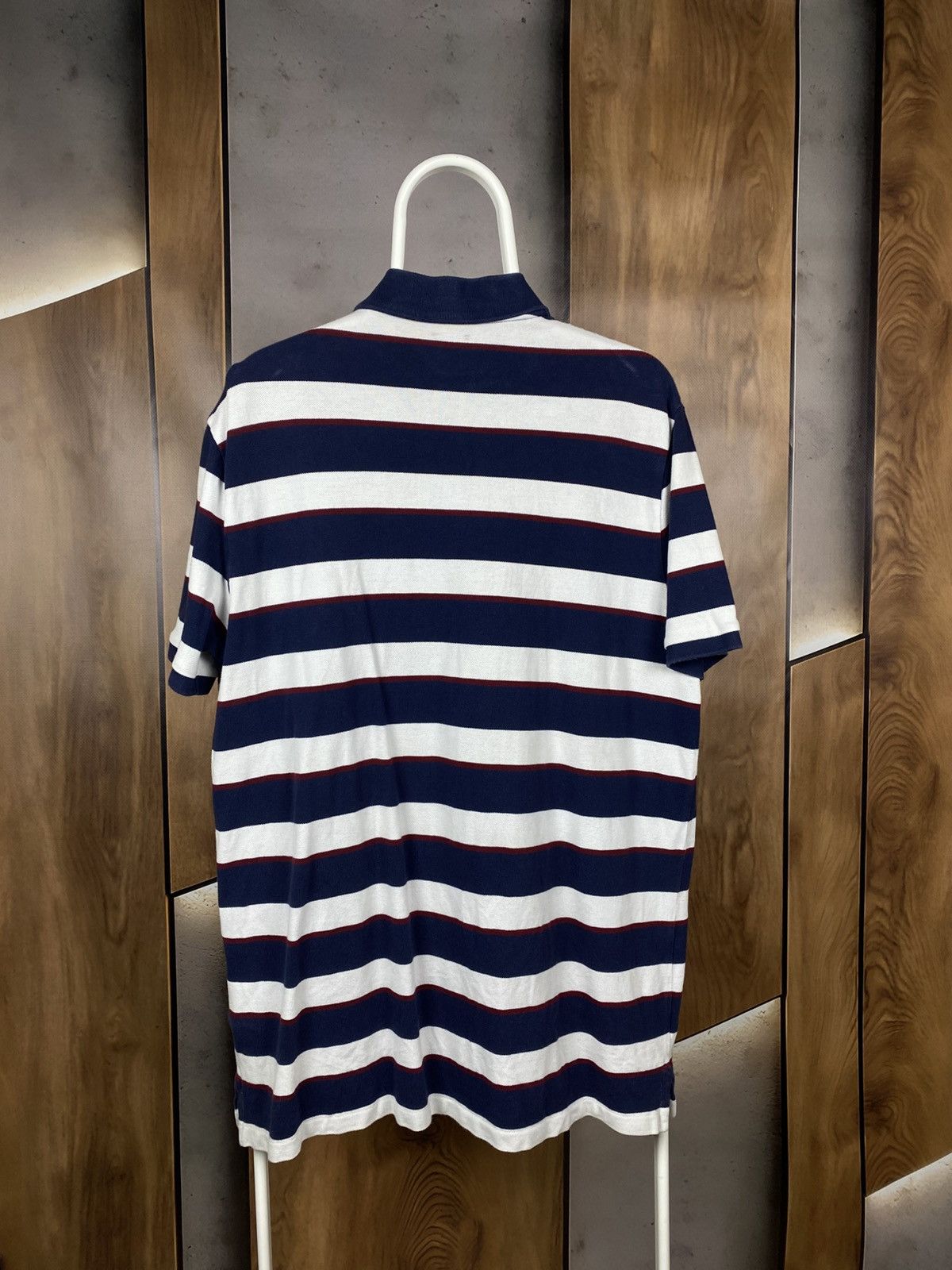 Polo Ralph Lauren 🎠Vintage Polo T-Shirt Polo Ralph Lauren Striped Pony Tee🎠 Size US XL / EU 56 / 4 - 8 Thumbnail