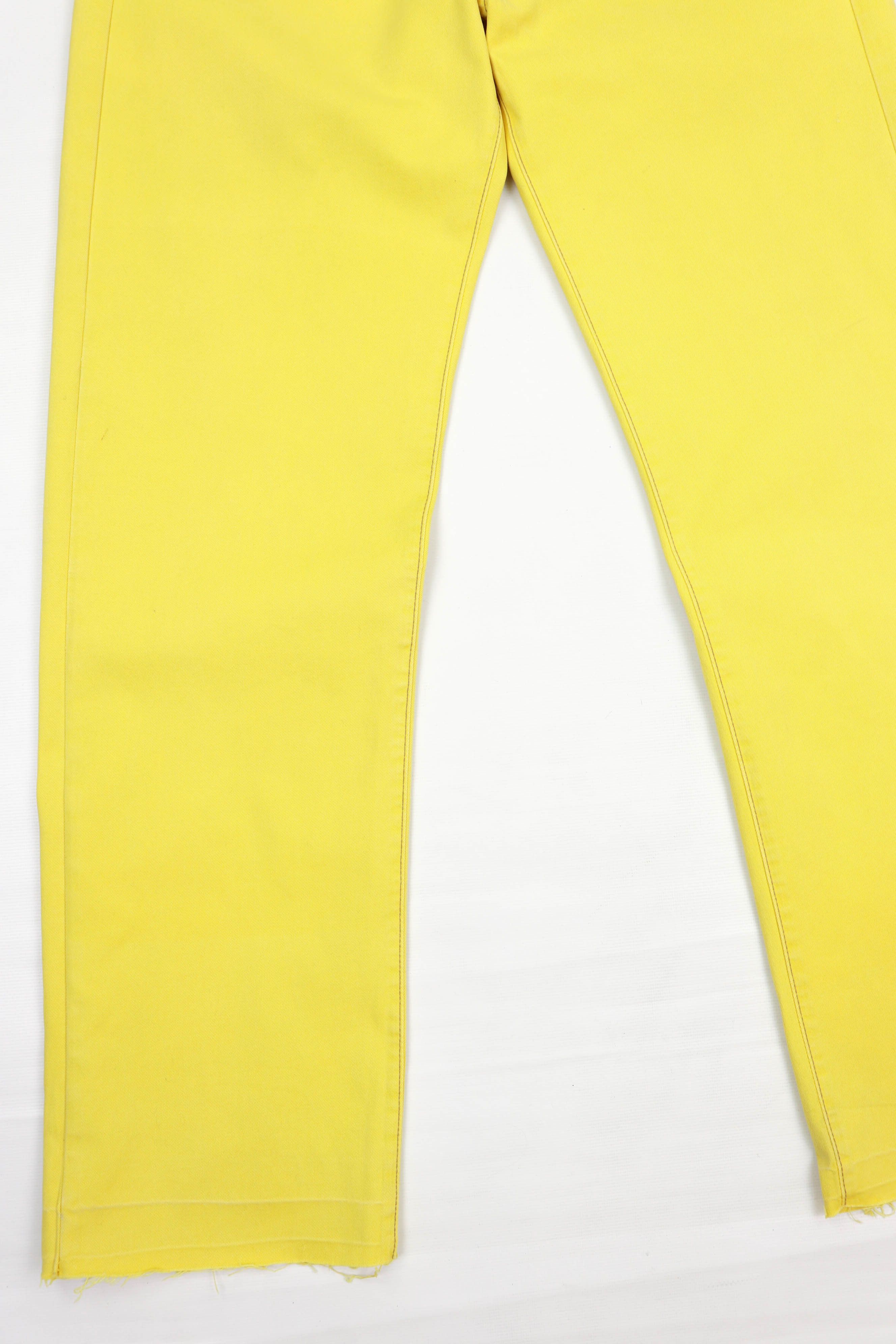 Diesel Diesel Vintage 90s Made in Italy Yellow Cheyenne Denim Jeans Size US 30 / EU 46 - 4 Thumbnail