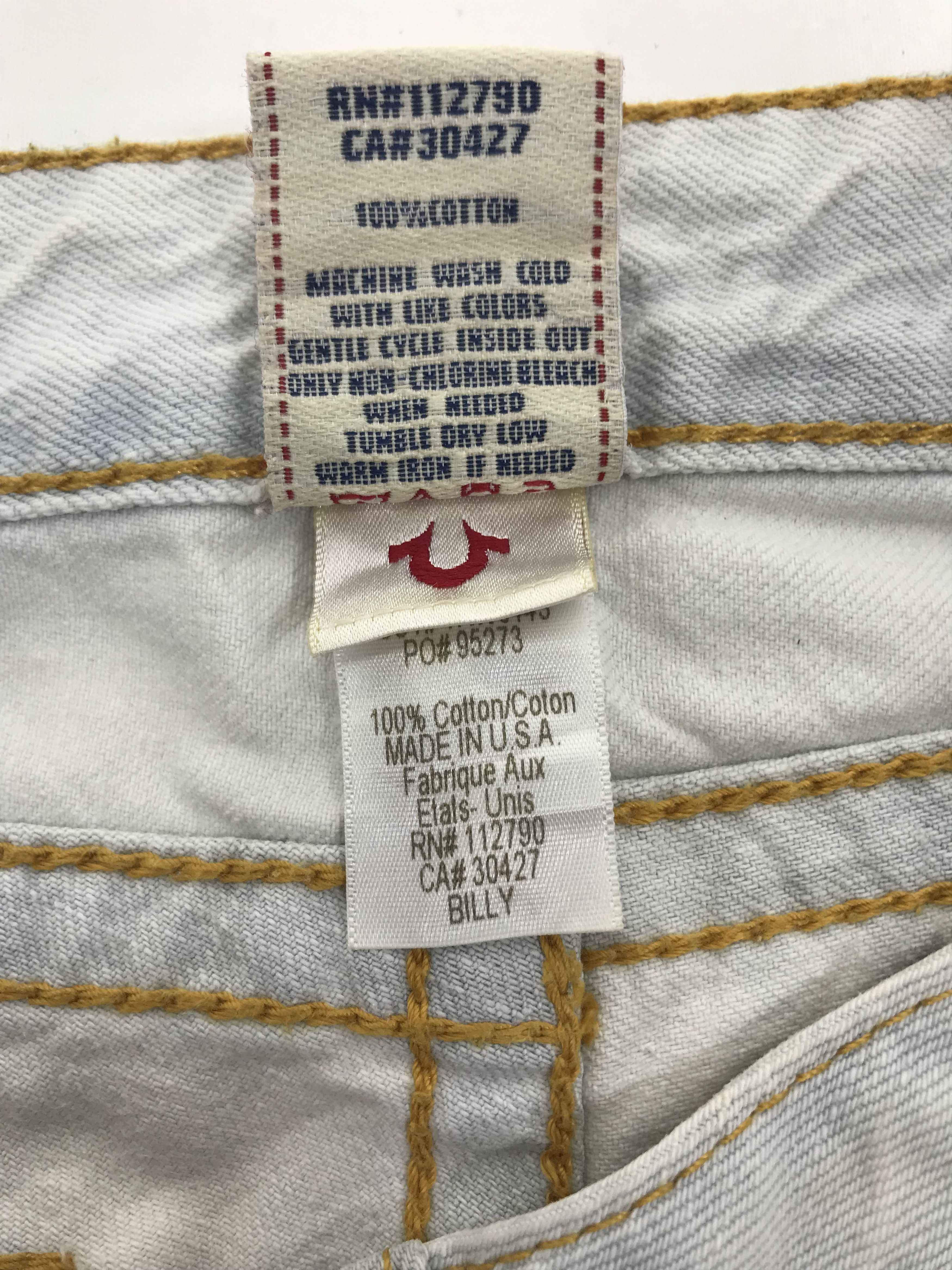 True Religion Vintage USA True Religion Straight Cut Jeans Size 26" / US 2 / IT 38 - 12 Thumbnail