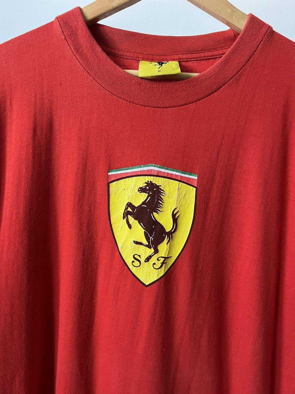 Ferrari Y2K Ferrari Shell Formula 1 Racing Red T-shirt Tee Size US M / EU 48-50 / 2 - 6 Thumbnail