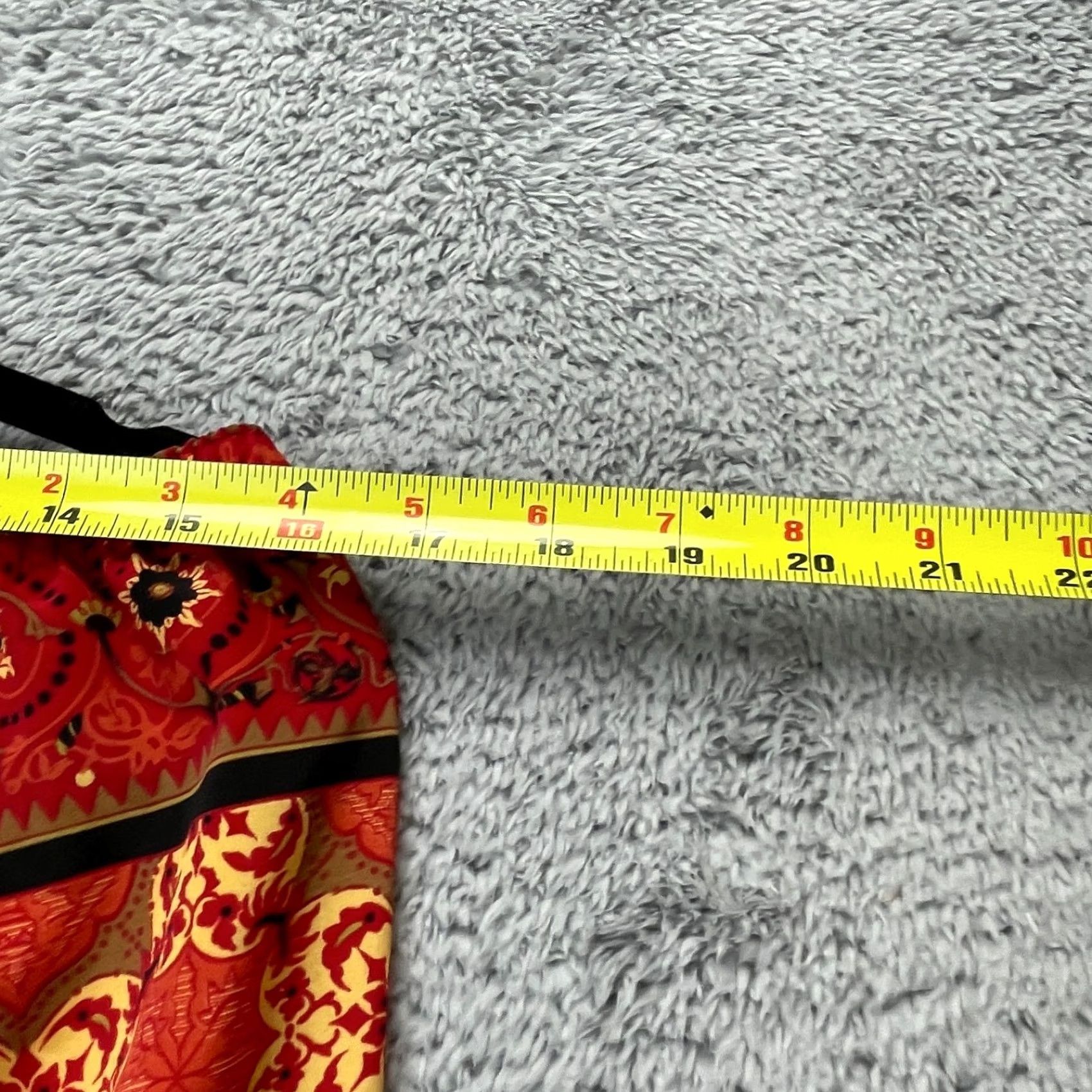 Vintage Vintage Sag Harbor Skirt Womens 14 Red Wrap Front Slit Geometric Midi Bohemian Size 36" / US 14 / IT 50 - 7 Thumbnail