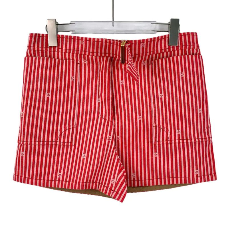 Louis Vuitton Louis Vuitton Color Block Cotton Shorts for Women 0089 Size 23" - 1 Thumbnail