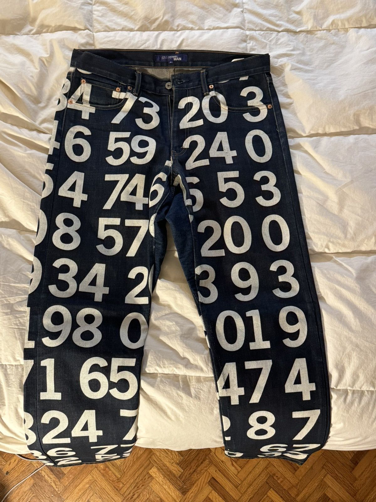 image of Comme Des Garcons x Junya Watanabe Cdg Junya Watanabe Denim in Navy, Men's (Size 31)