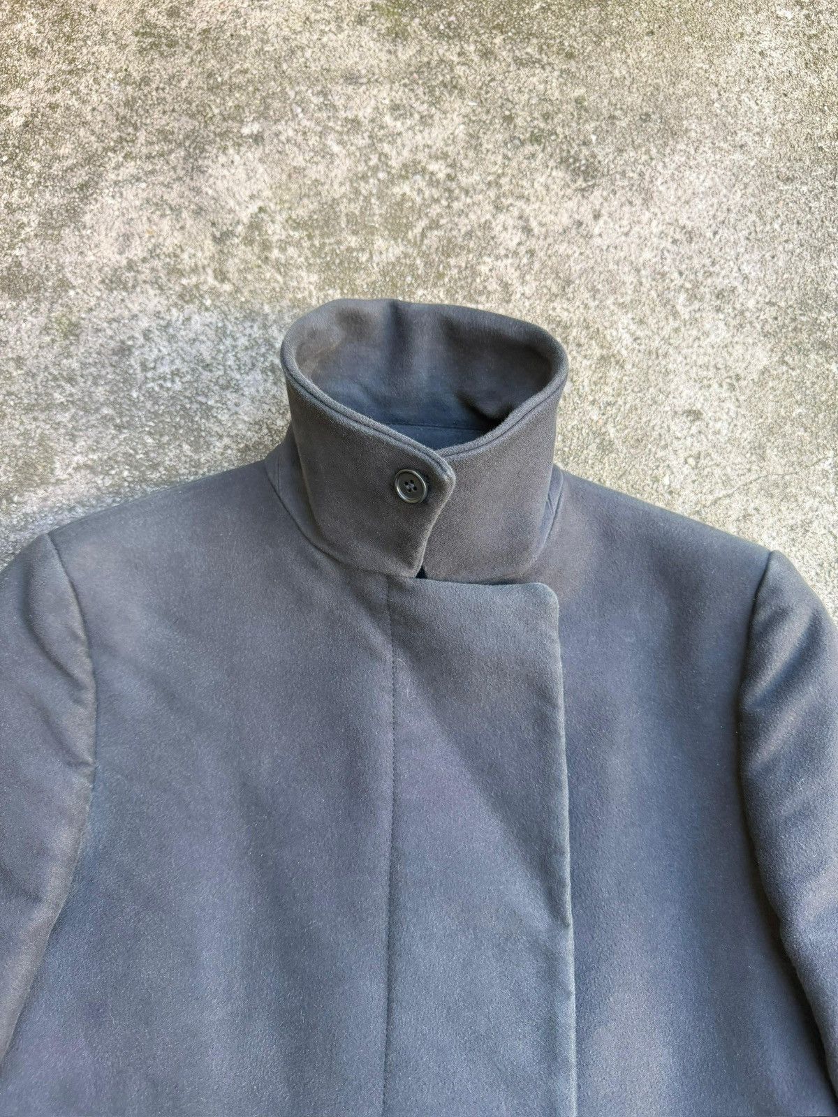 Helmut Lang Helmut Lang 2003 funnel neck brushed wool coat Size US XS / EU 42 / 0 - 2 Thumbnail