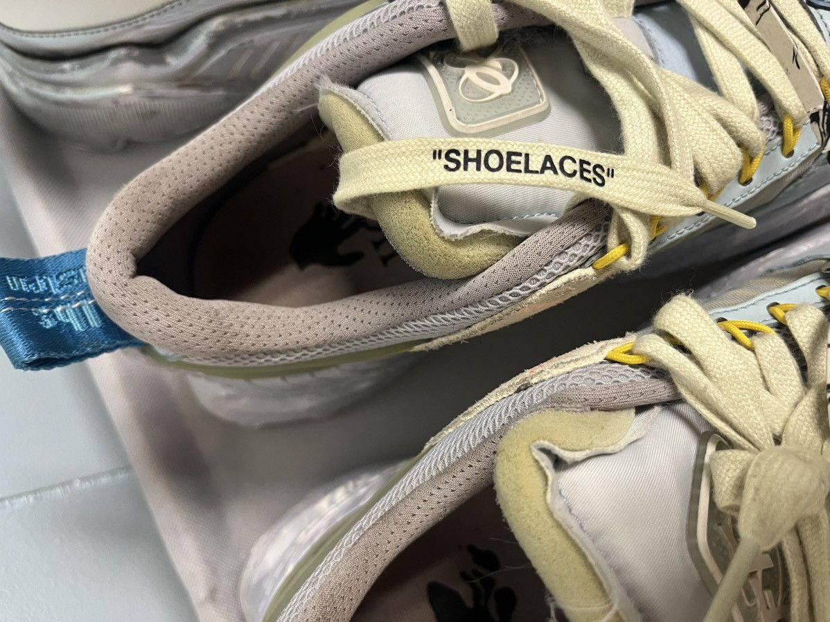 Off-White Off-White Odsy 1000 Sneakers Gray/Light Blue Size US 7 / EU 40 - 7 Thumbnail