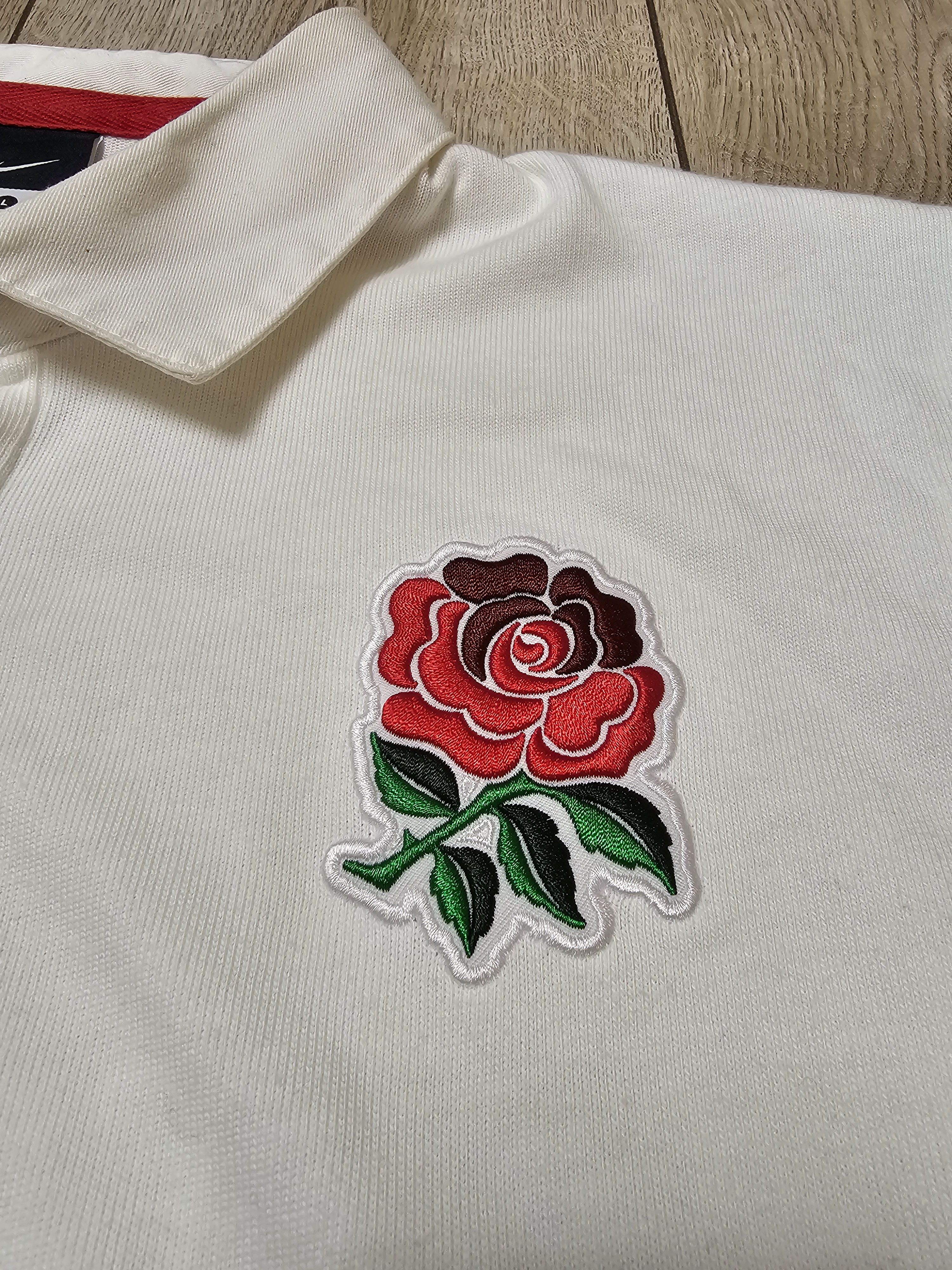 Nike ENGLAND RUGBY JERSEY VINTAGE LONG NIKE SHIRT RUGBY JERSEY O2 Size US L / EU 52-54 / 3 - 4 Thumbnail