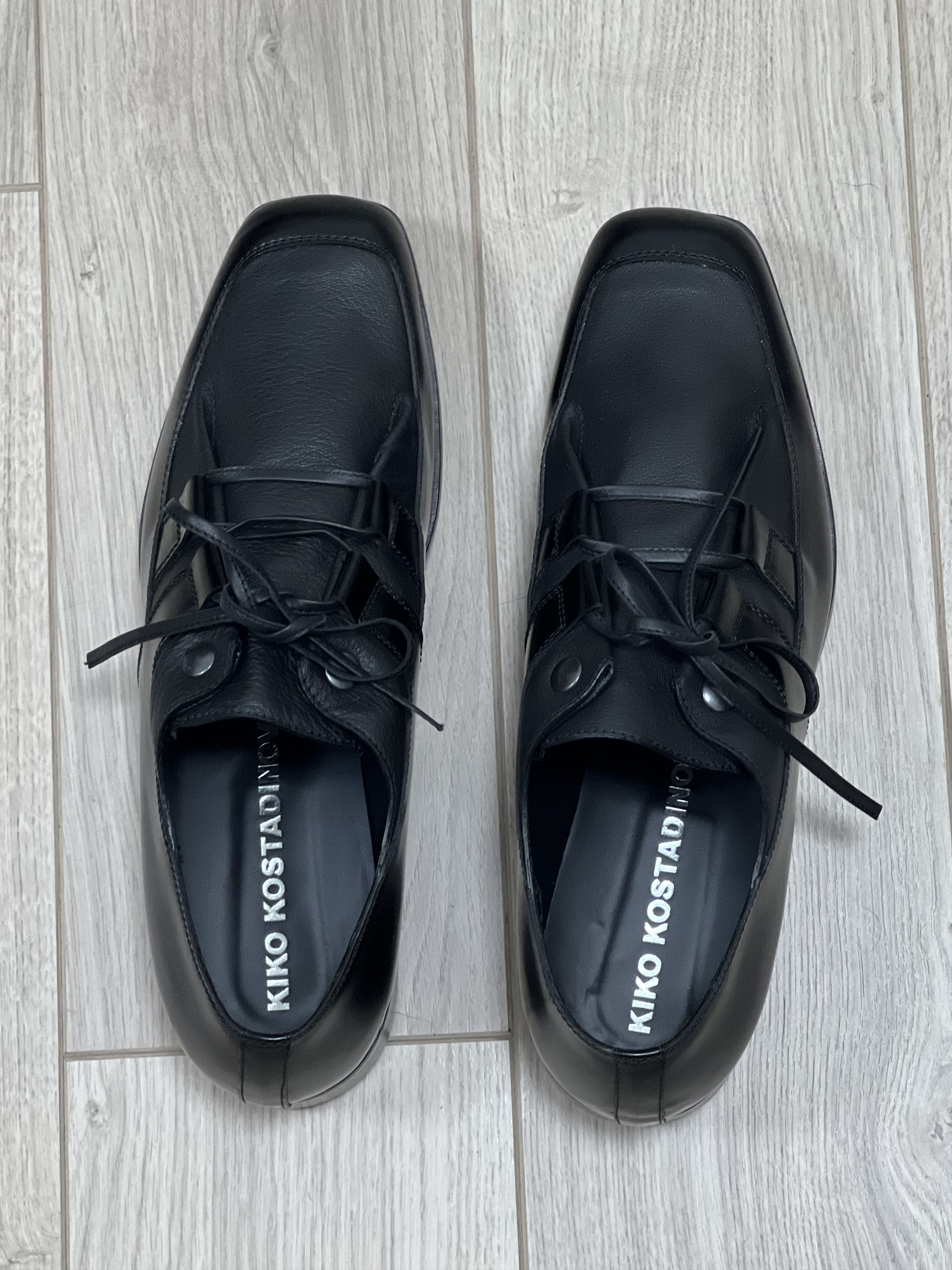 Kiko Kostadinov Black Priam Derbys | Grailed
