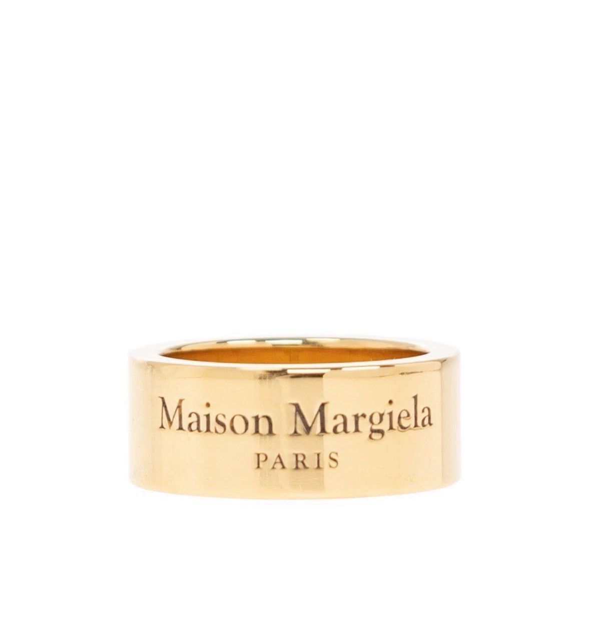Maison Margiela Maison Margiela Gold Logo Ring 06 Size ONE SIZE - 2 Thumbnail