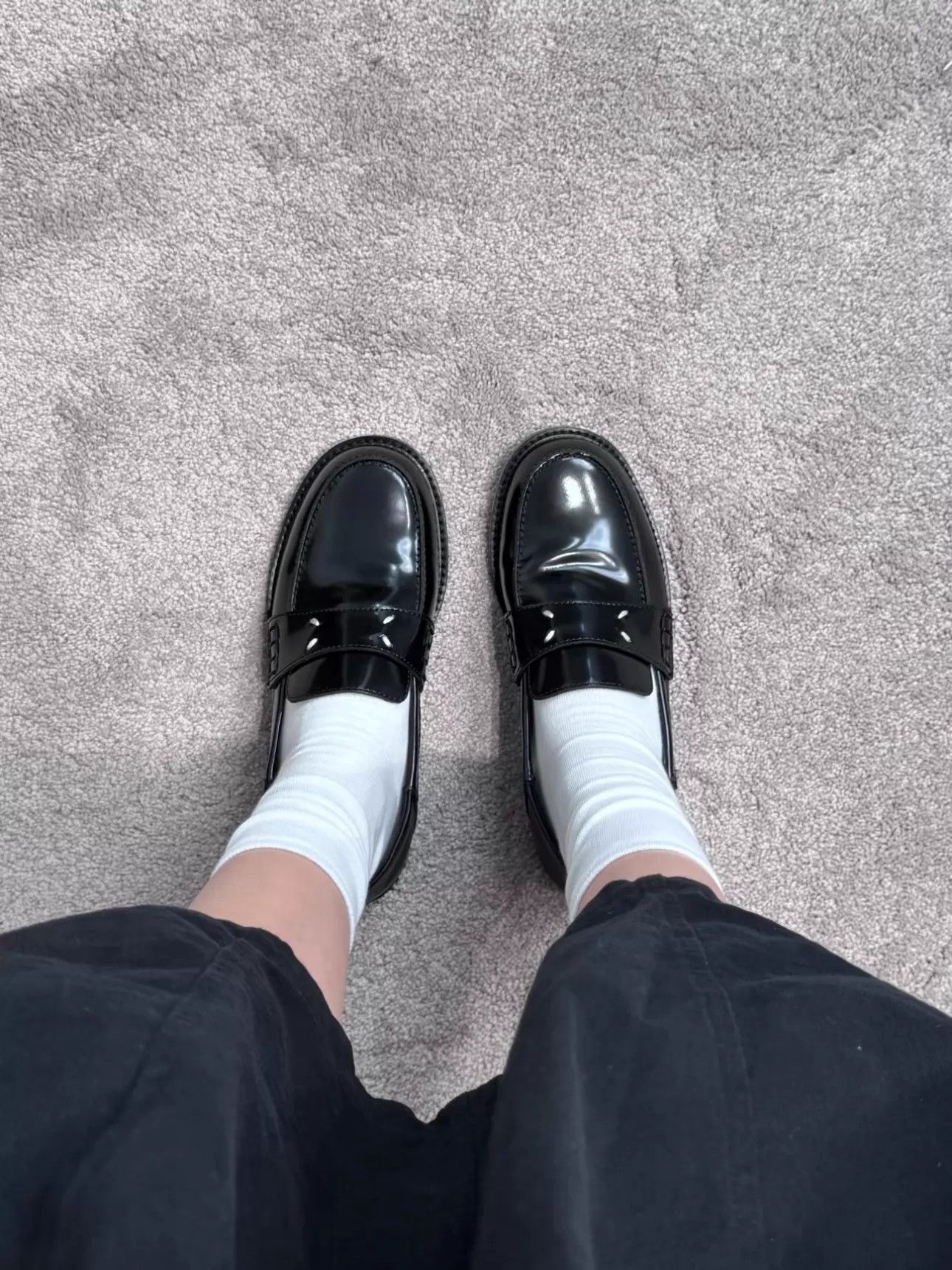 Maison Margiela Maison Margiela Stitch Mule Loafer Black Size US 7 / IT 37 - 9 Thumbnail