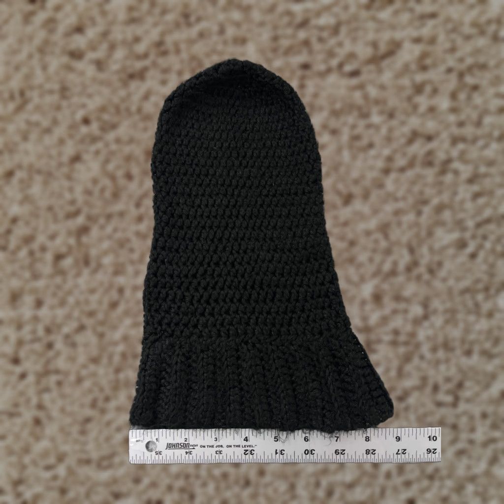 Vintage Womens Beanie Hat/Toque Black One Size Knit Acrylic Lightweight Breathable Size ONE SIZE - 1 Thumbnail