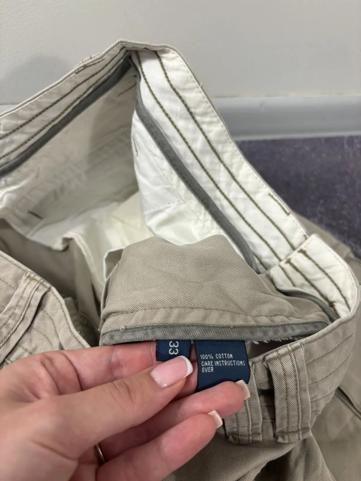 Polo Ralph Lauren × Ralph Lauren × Vintage Vintage Polo Ralph Lauren Y2K Military Hype Cargo Shorts Size US 33 - 9 Thumbnail