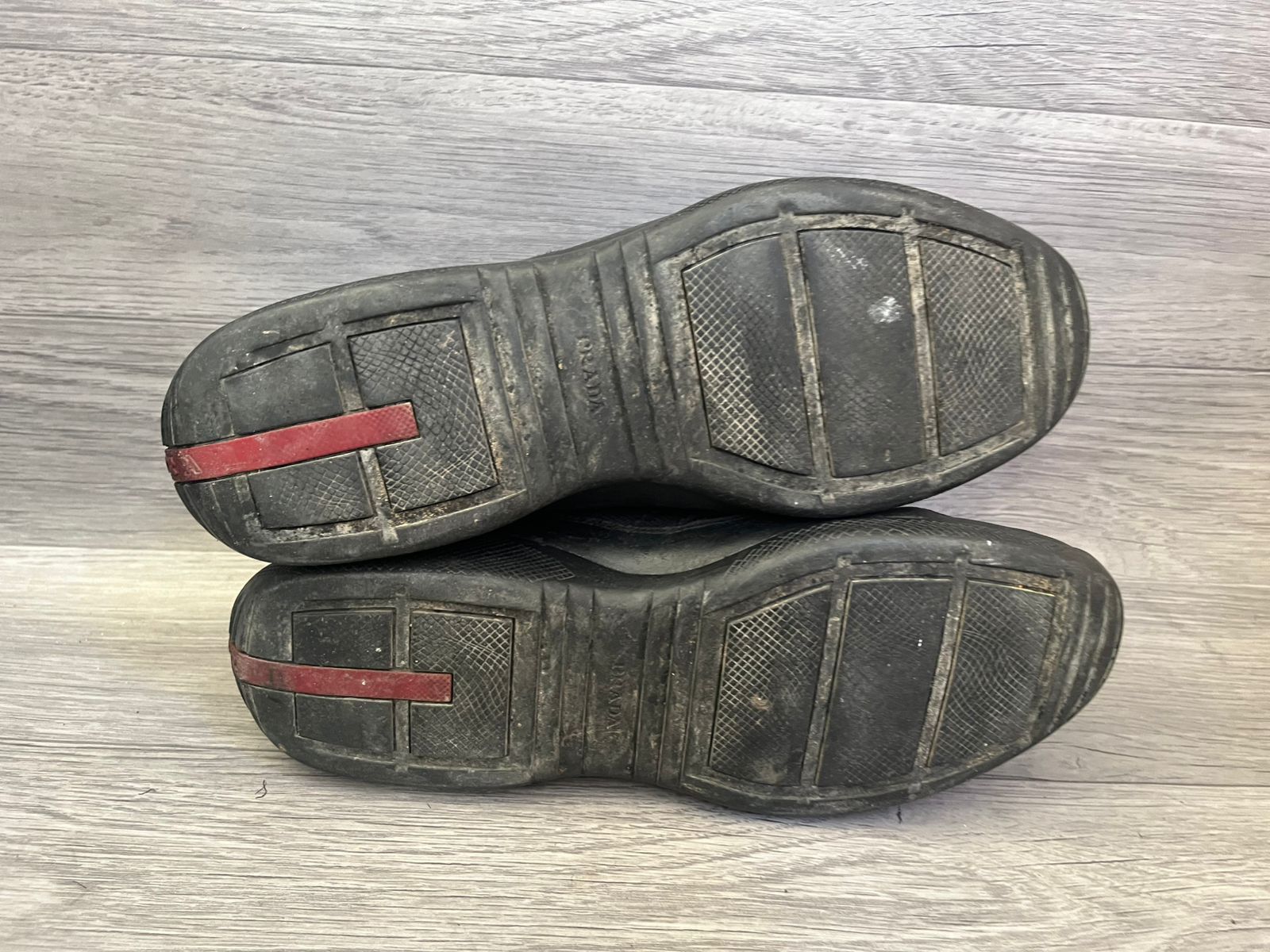 Prada Prada American Cup Black Low-Top Sneakers Sz 8.5 UK Size US 9.5 / EU 42-43 - 9 Thumbnail