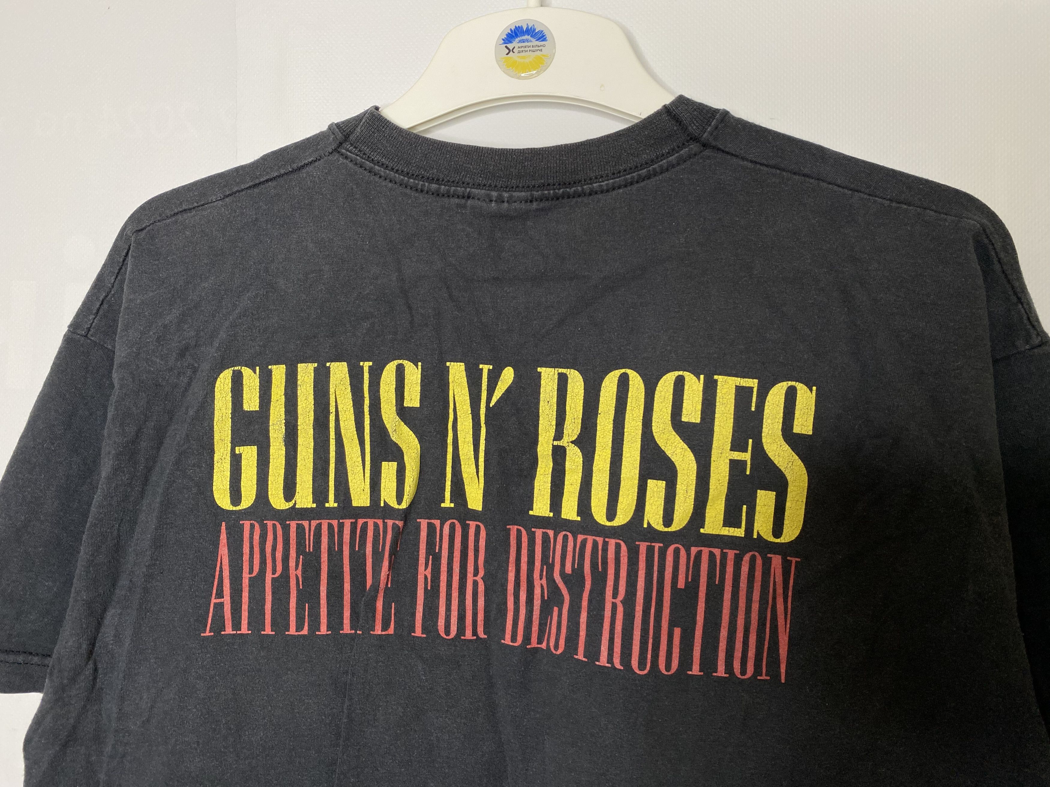 Guns N' Roses × Vintage VINTAGE GUNS N ROSES "APPETITE FOR DESTRUCTION" ROCK T SHIRT Size US L / EU 52-54 / 3 - 3 Thumbnail