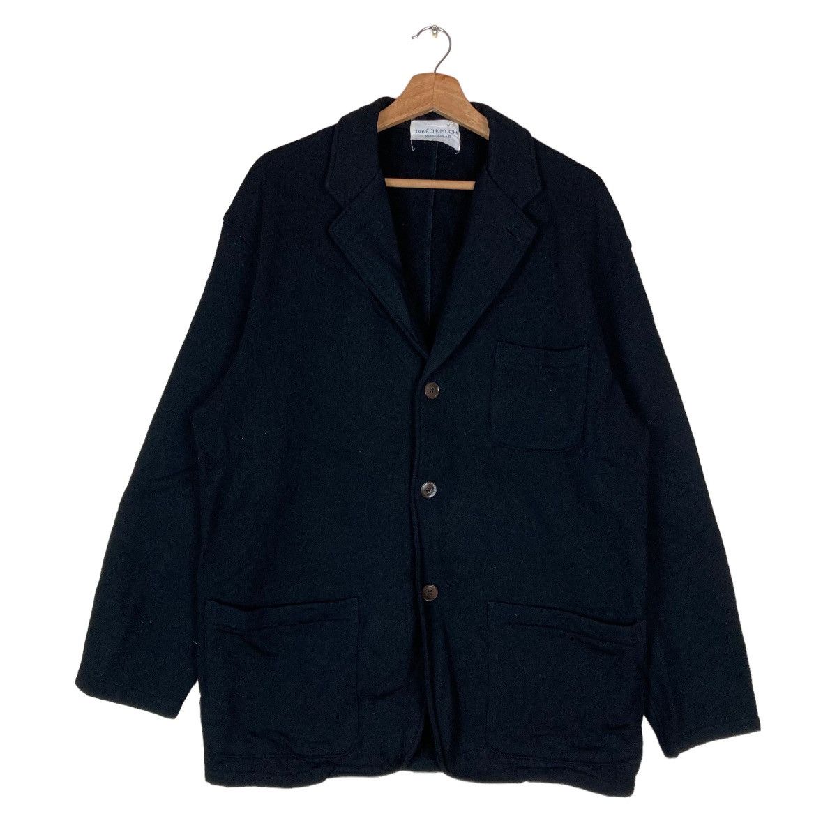 Takeo Kikuchi Vintage Takeo Kikuchi Flat Button Blazer Coat Jacket Size US M / EU 48-50 / 2 - 1 Thumbnail