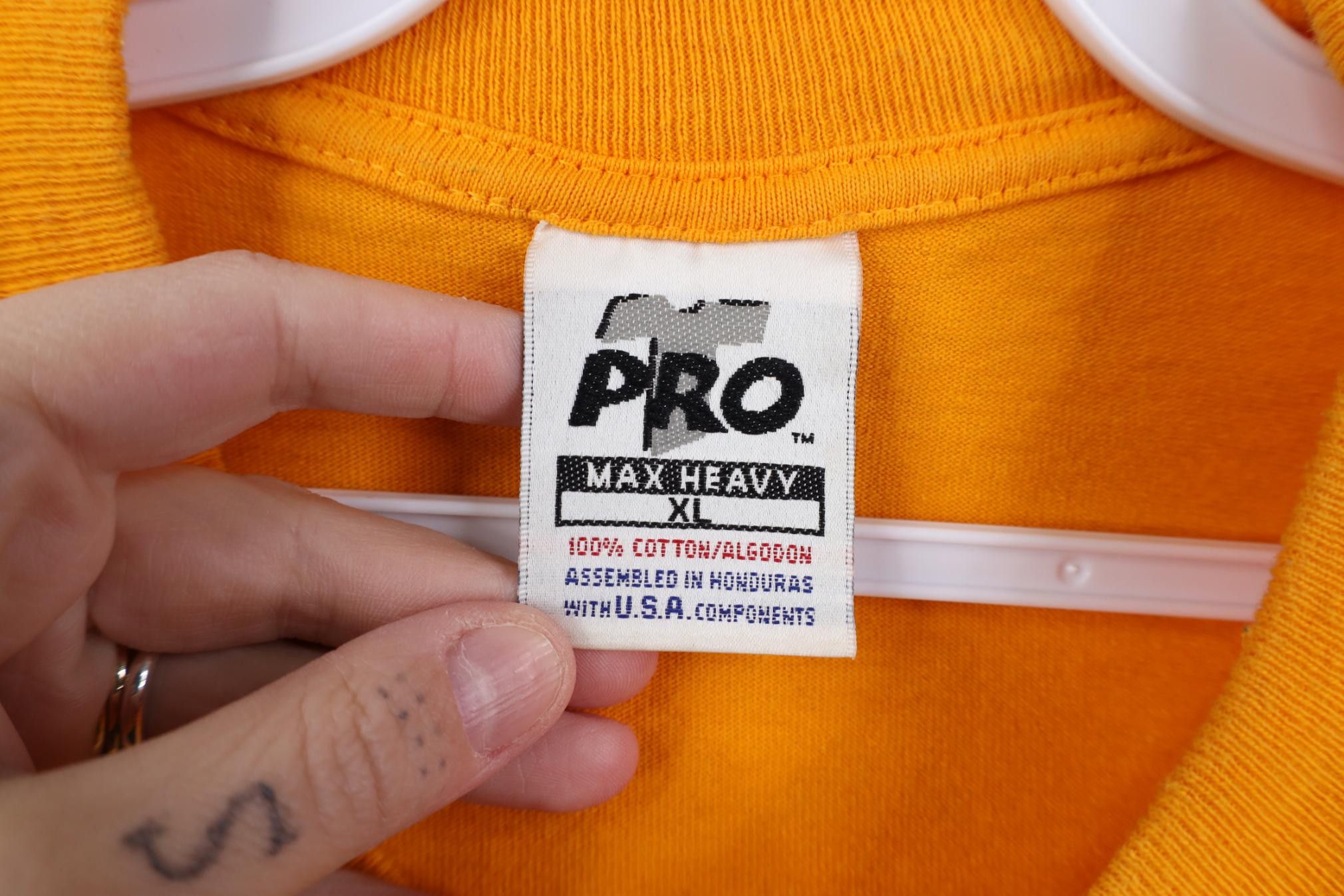 Vintage Vintage 90s Y2K Streetwear California T-Shirt Yellow Size US XL / EU 56 / 4 - 8 Thumbnail
