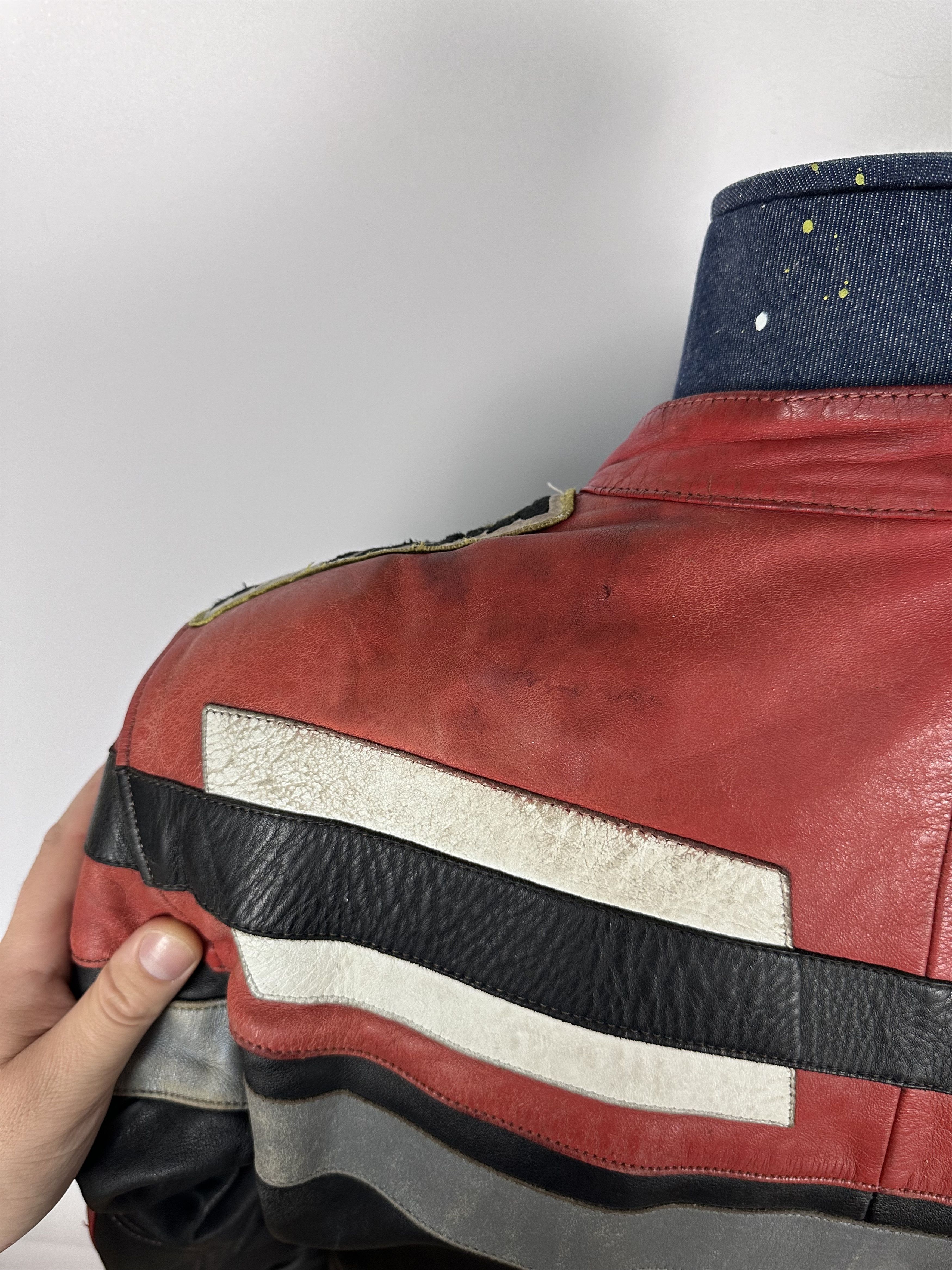 Vintage Honda Motul Suzuki Racing Vintage Leather Moto IXS Jacket Size US L / EU 52-54 / 3 - 13 Thumbnail