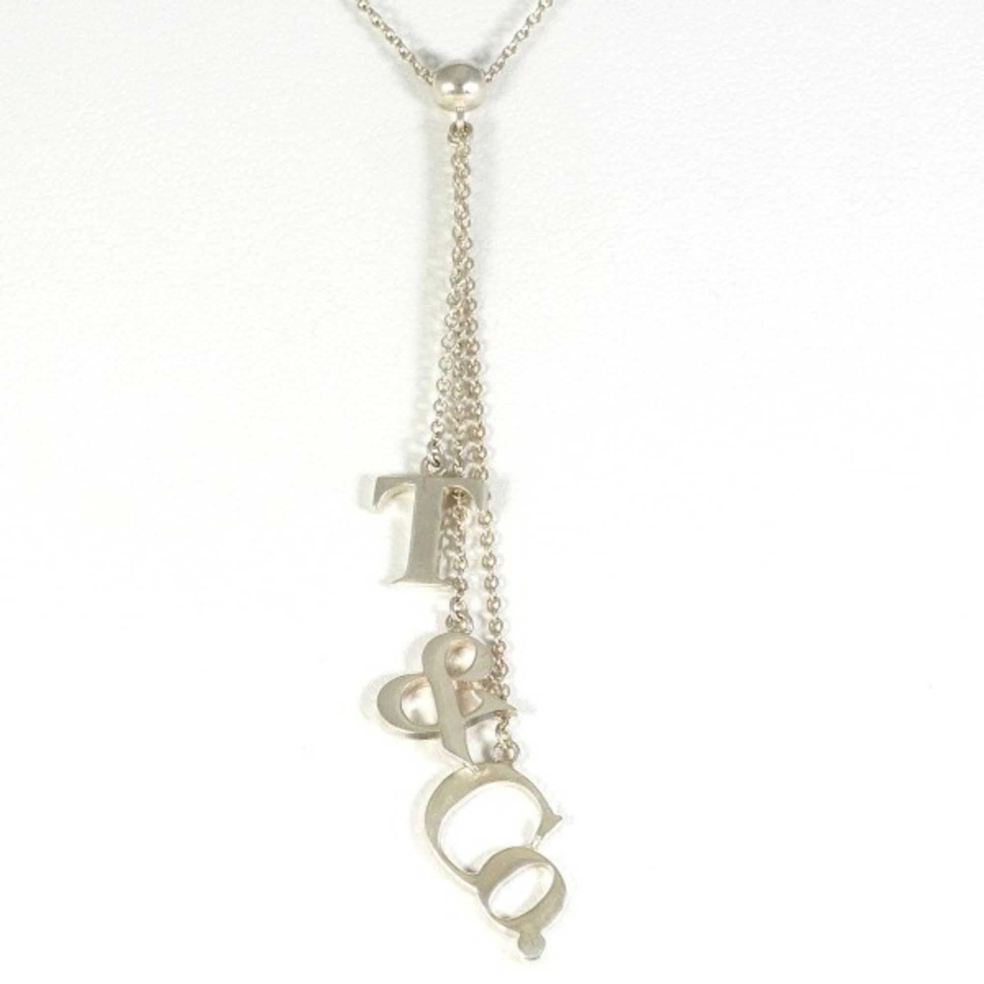 Tiffany Co Tiffany Silver Necklace Box Bag Total Weight Approx. 3.2G 40Cm, Women's