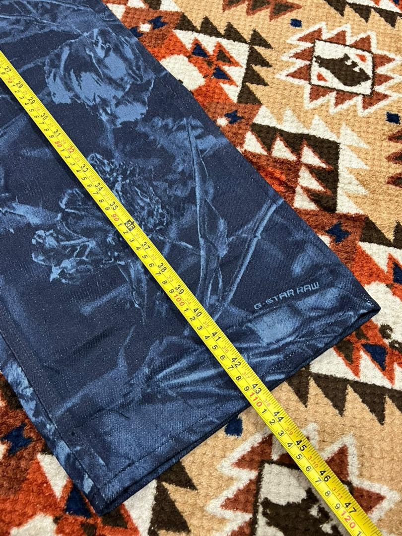 G-Star G Star Raw Judee Loose Fullprint Abstract Pants Size US 34 / EU 50 - 9 Thumbnail