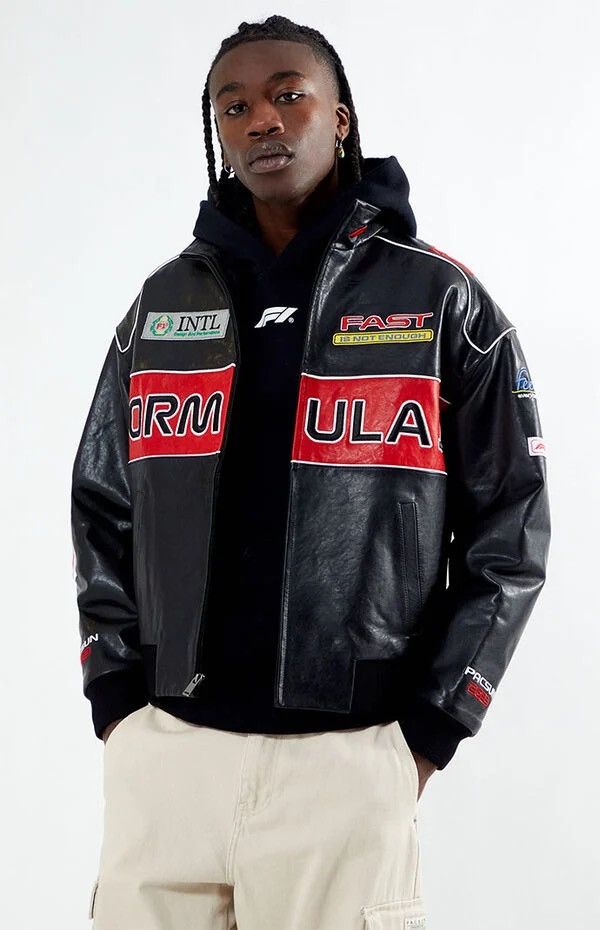 Formula 1 Formula 1 Leather Jacket “Pole Position” Size US S / EU 44-46 / 1 - 3 Thumbnail