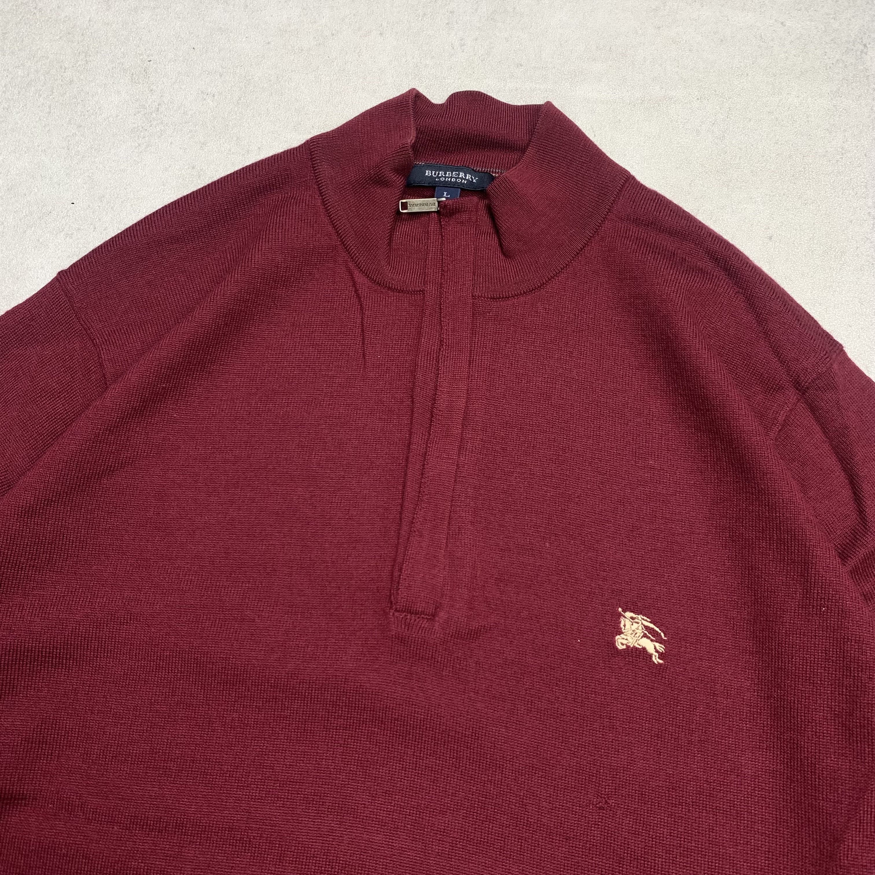 Burberry Vintage Burberry London Halfzip Sweater Jumper Size US M / EU 48-50 / 2 - 3 Thumbnail