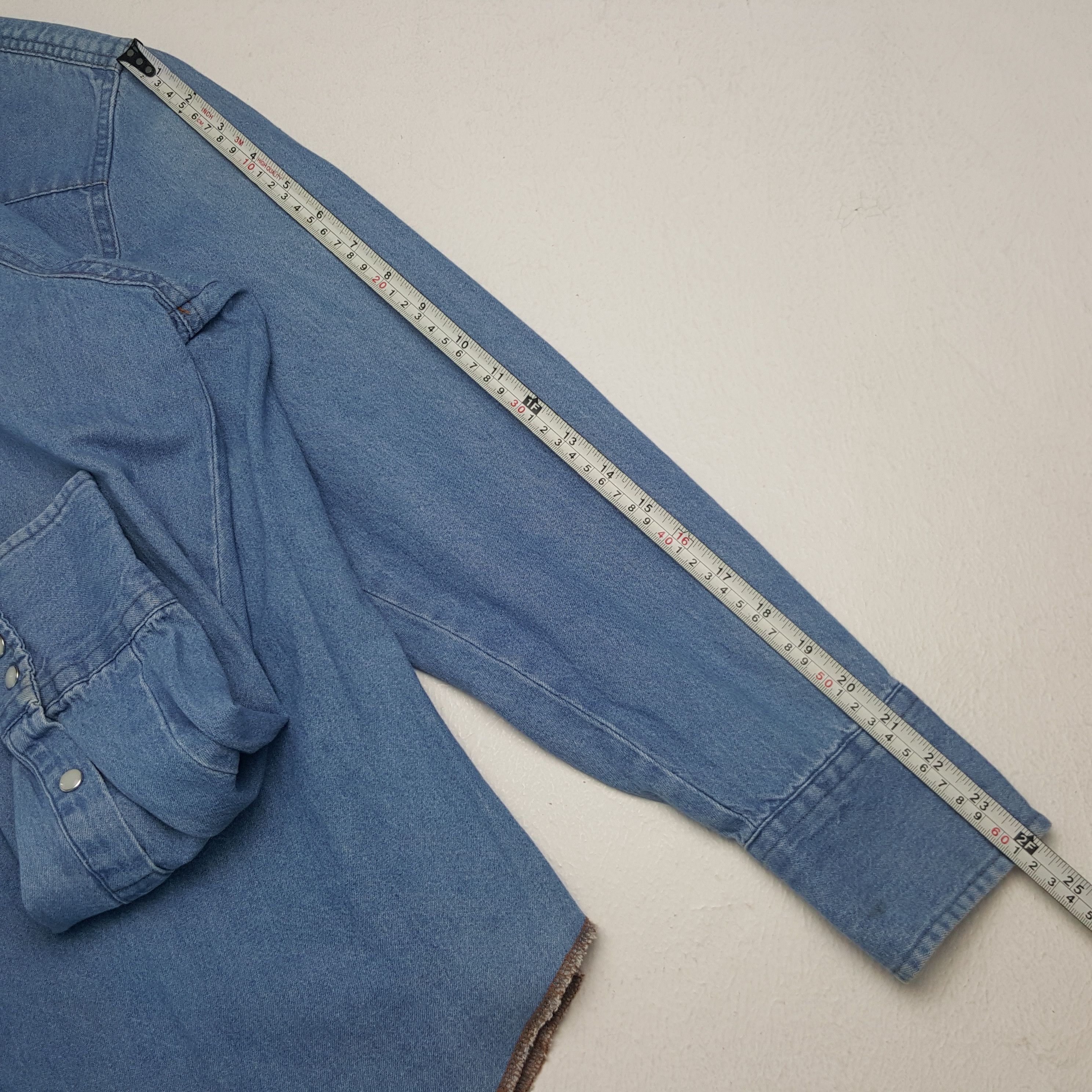 Vintage × Wrangler Vintage Wrangler American Retro Style Shirt Button Up Size US XXL / EU 58 / 5 - 6 Thumbnail
