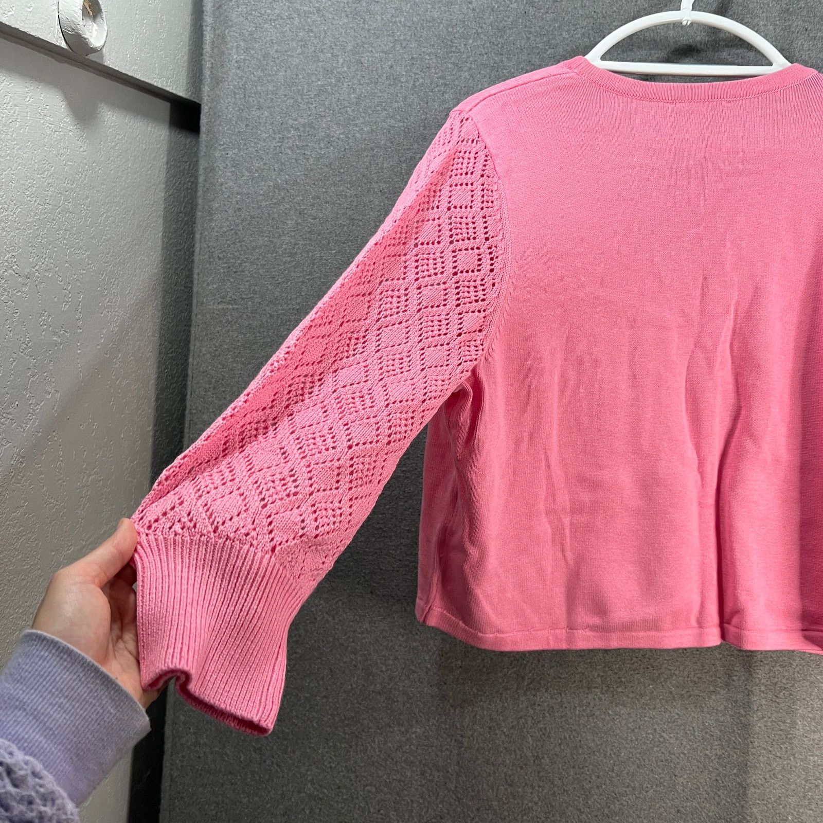 Isaac Mizrahi Isaac Mizrahi Live! Puff Sleeve Sweater Cardigan Size XL / US 12-14 / IT 48-50 - 10 Thumbnail