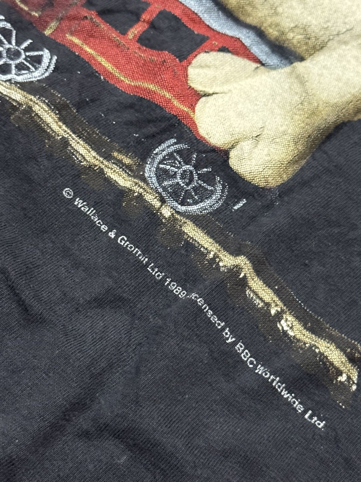 Vintage VINTAGE 80’S WALLACE & GROMIT BBC TSHIRT Size US XL / EU 56 / 4 - 2 Thumbnail