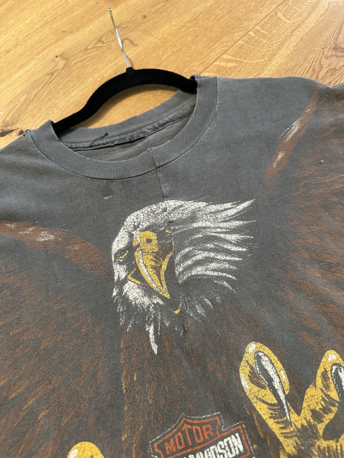 Harley Davidson × Vintage *RARE* Harley Davidson Tee Size US XL / EU 56 / 4 - 2 Thumbnail