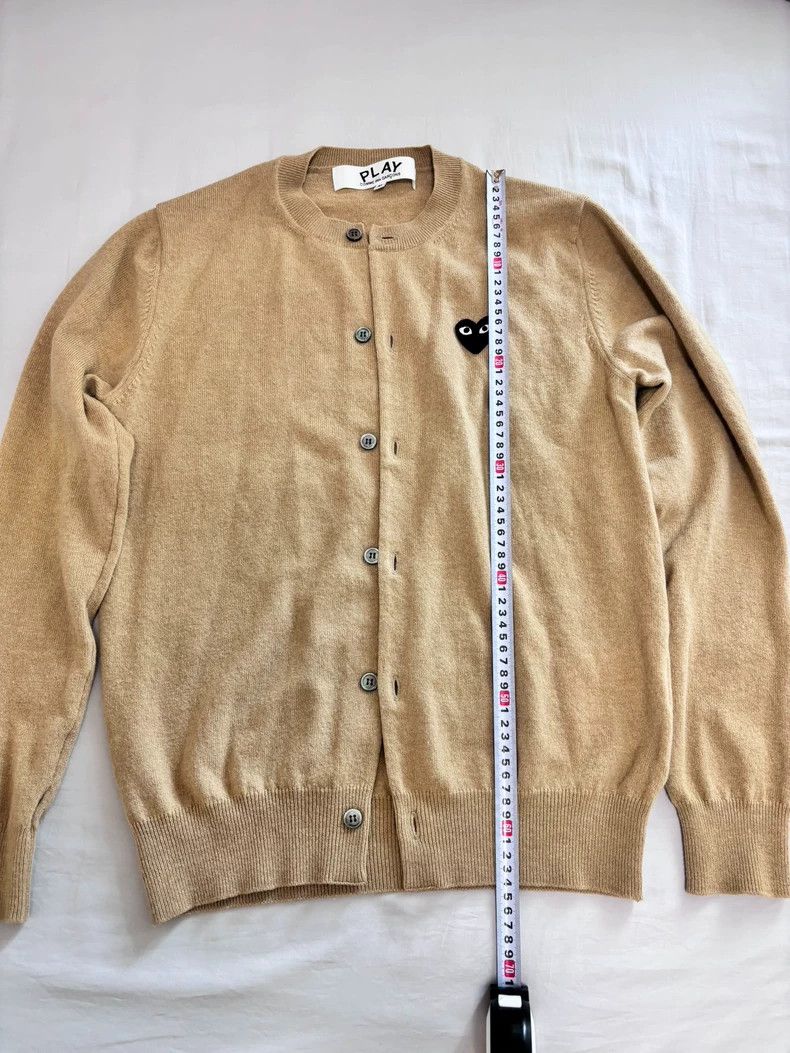 Comme des Garcons Comme Des Garcons Classic Beige Black Heart Cardigan Size M / US 6-8 / IT 42-44 - 6 Thumbnail